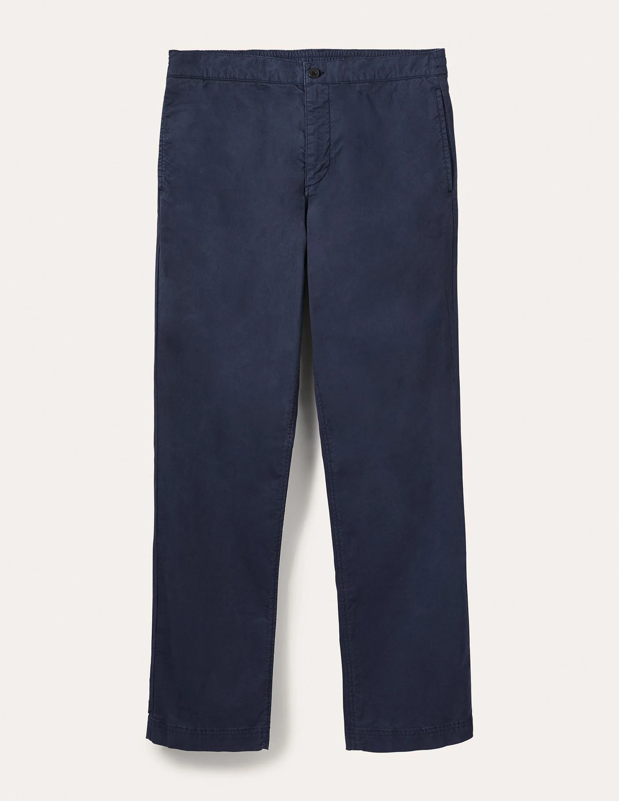 Elasticated Chino Pants-Navy - Image 5