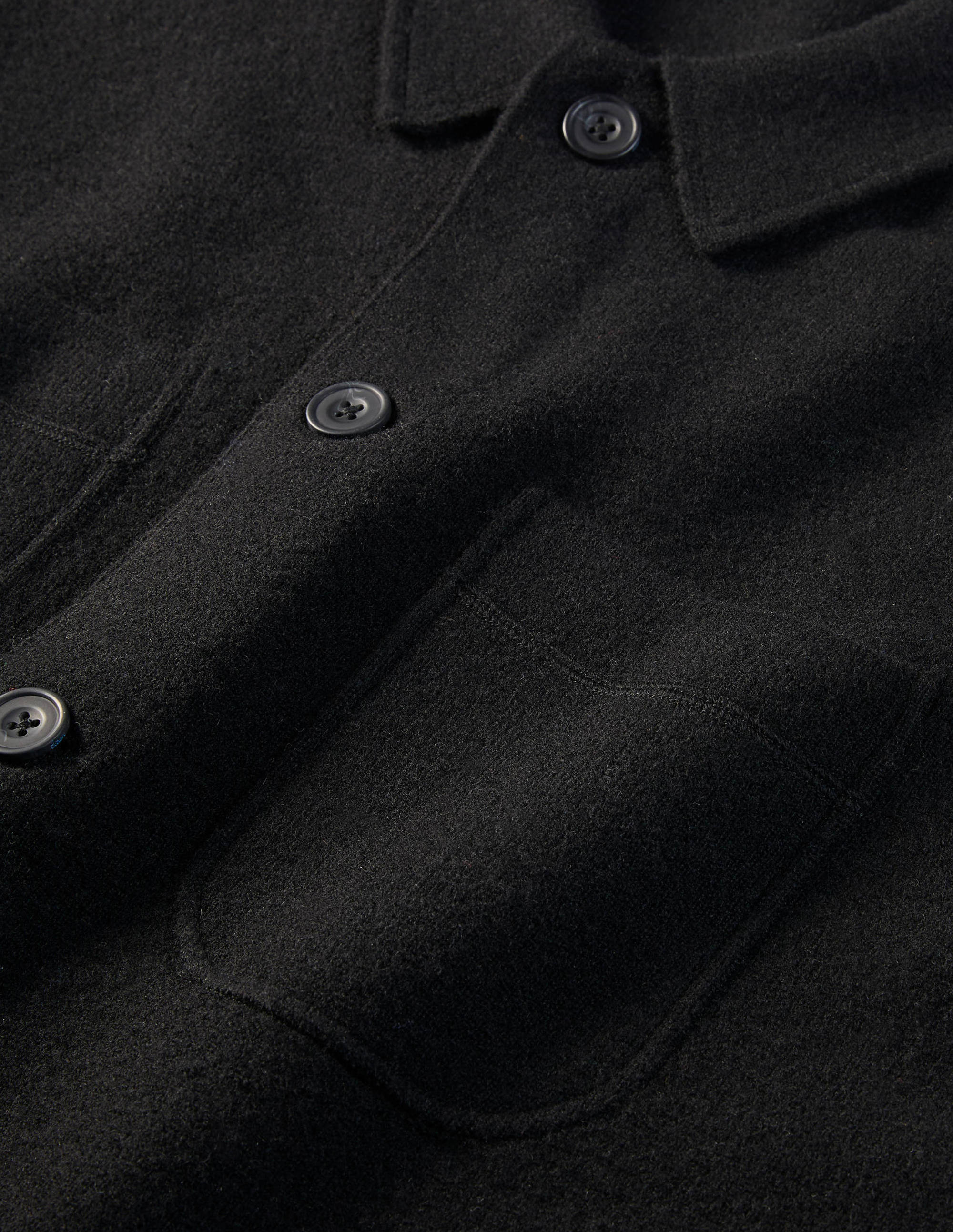 Farley Merino Knitted Jacket-Black - Image 6