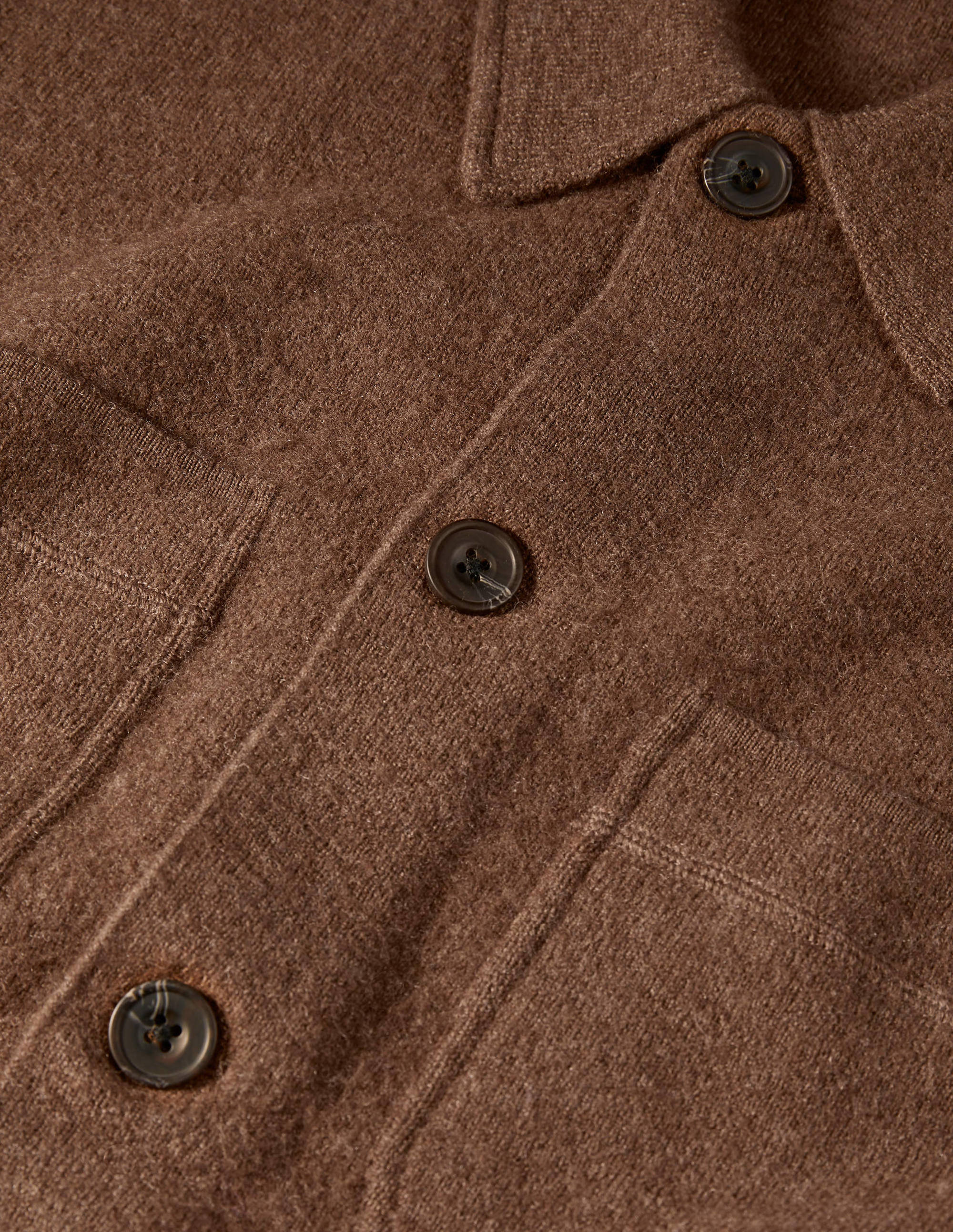 Farley Merino Knitted Jacket-Camel - Image 6