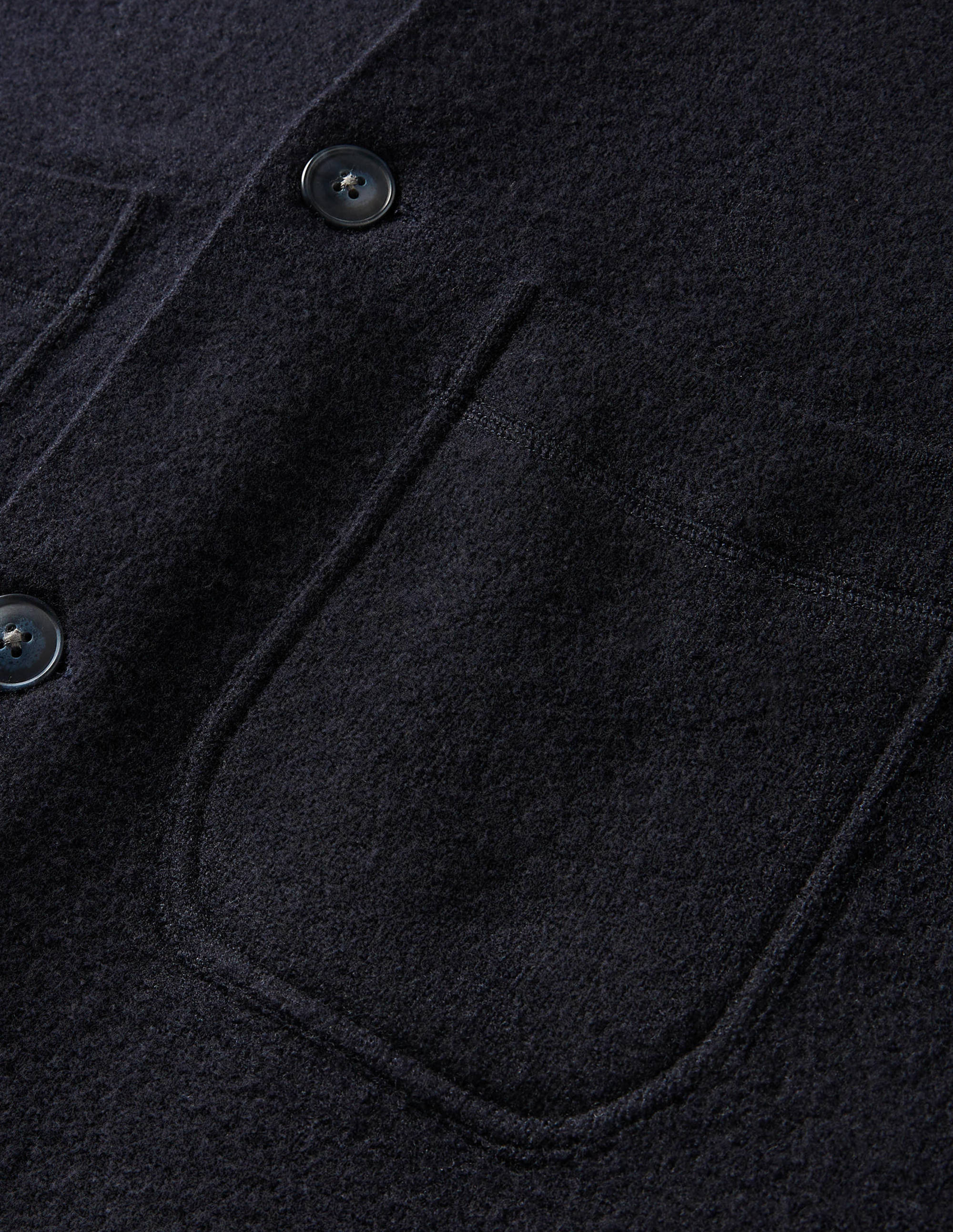 Farley Merino Knitted Jacket-Navy - Image 5