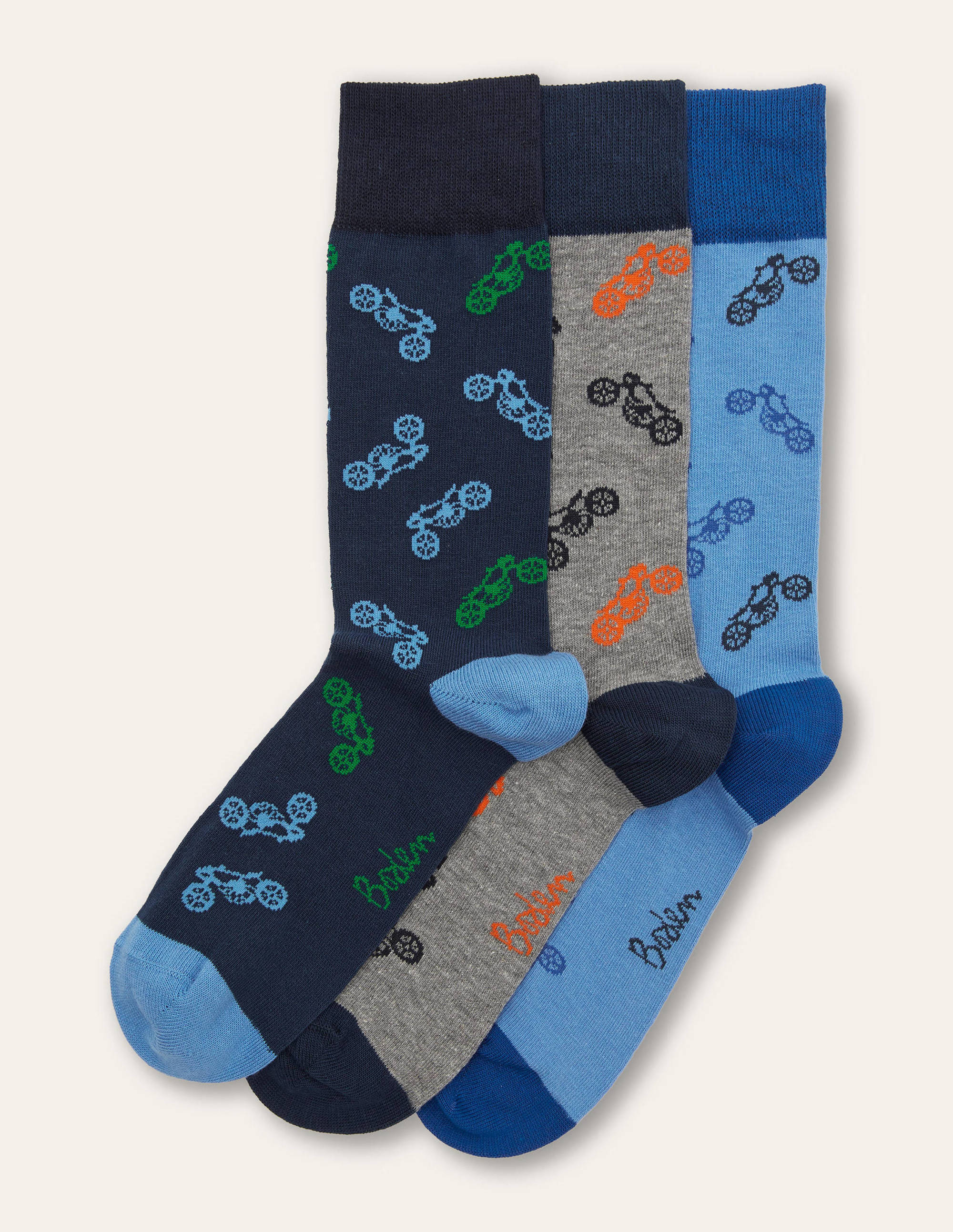 Favourite Socks-Motorbikes Conversational Pack
