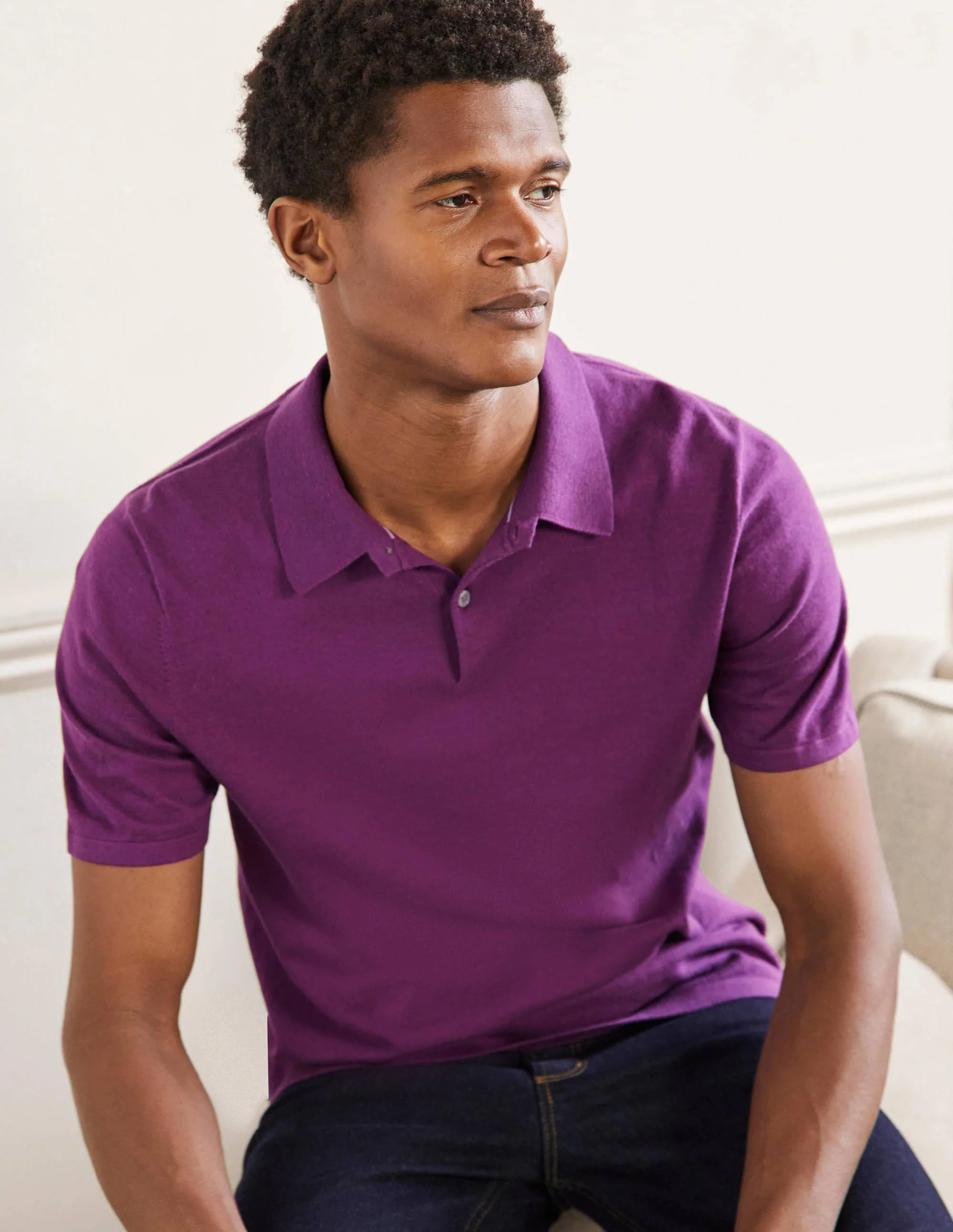 Finsbury Knitted Polo Shirt-Charisma