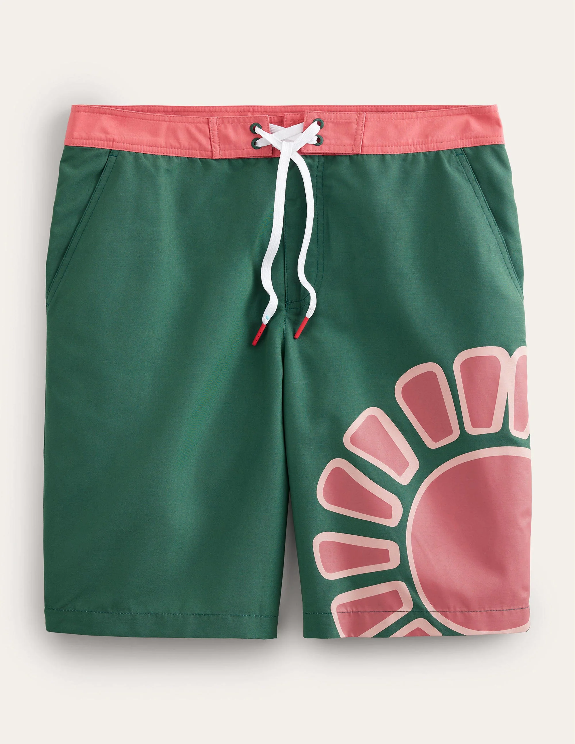 Fixed Waist Board Short-Palm Leaf Sun - Image 6
