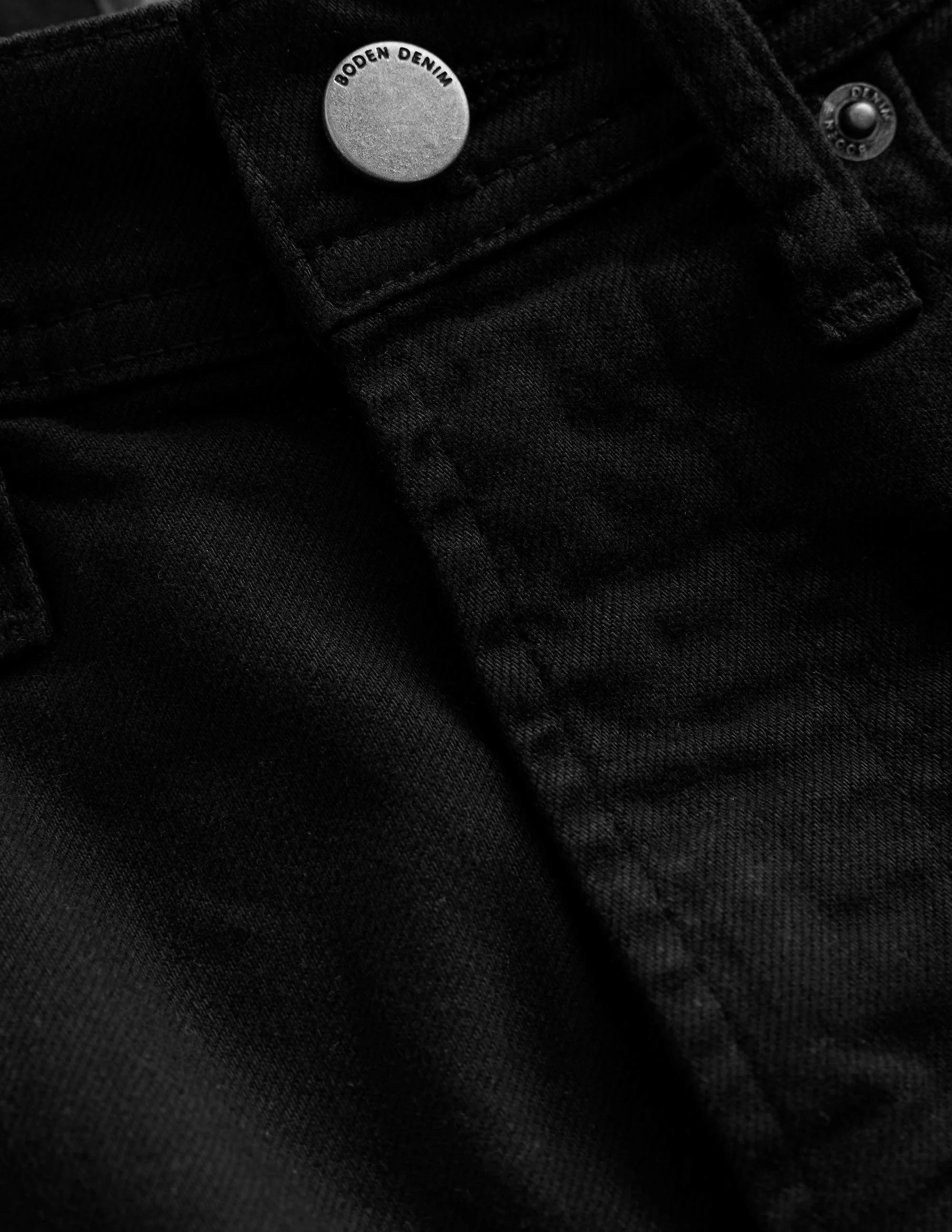Garment Dye 5 Pocket Trousers-Black - Image 6