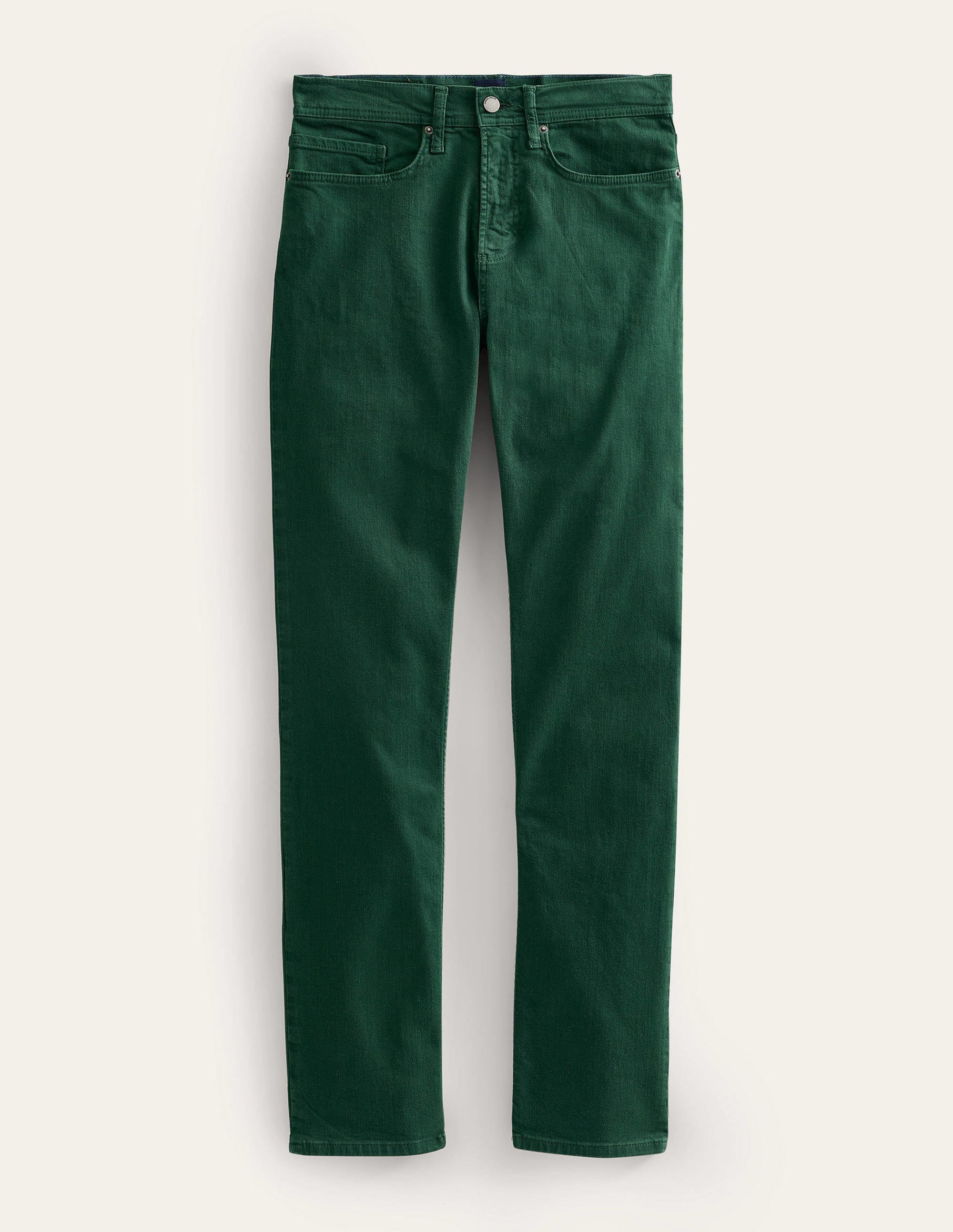 Garment Dye 5 Pocket Trousers-Palm Leaf - Image 5