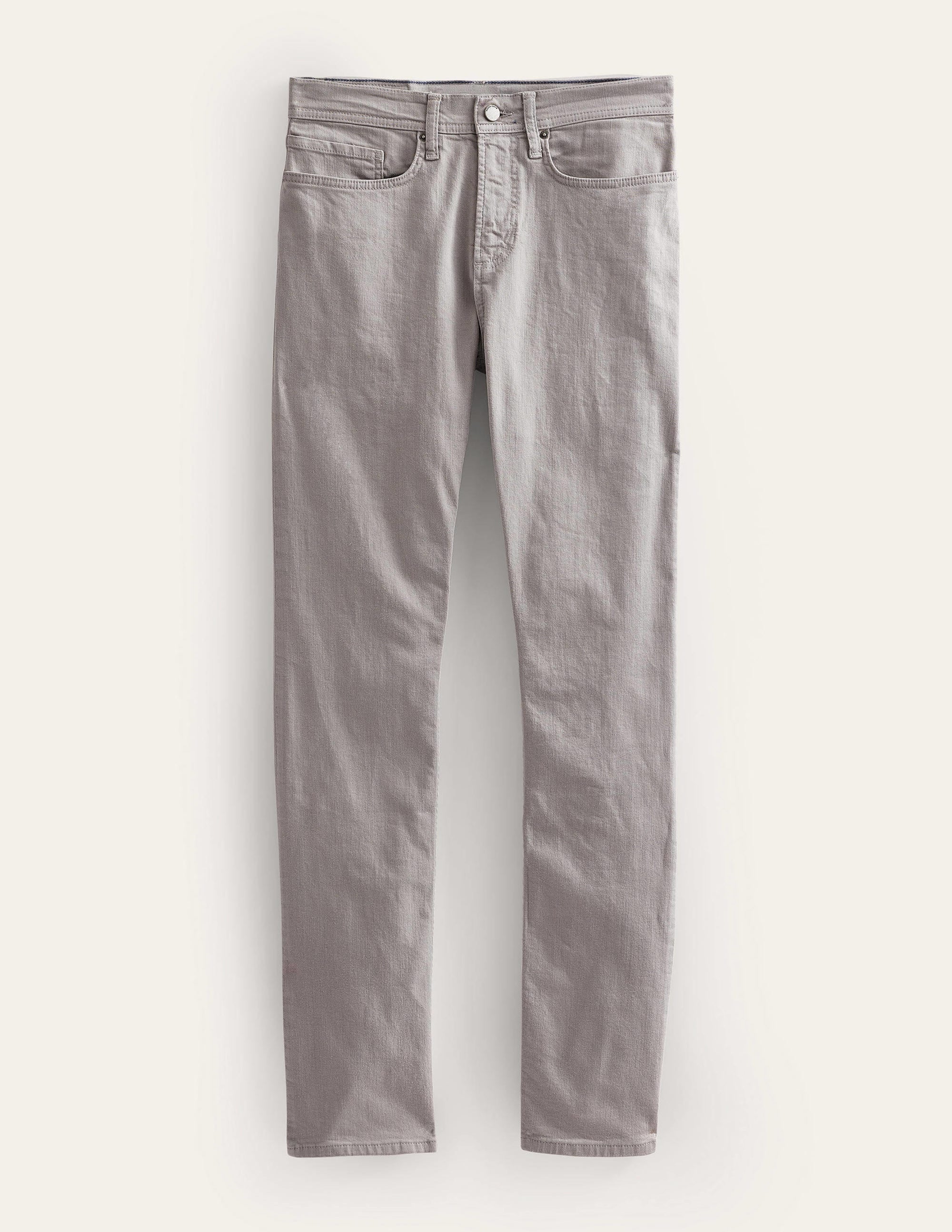 Garment Dye 5 Pocket Trousers-Stone - Image 5