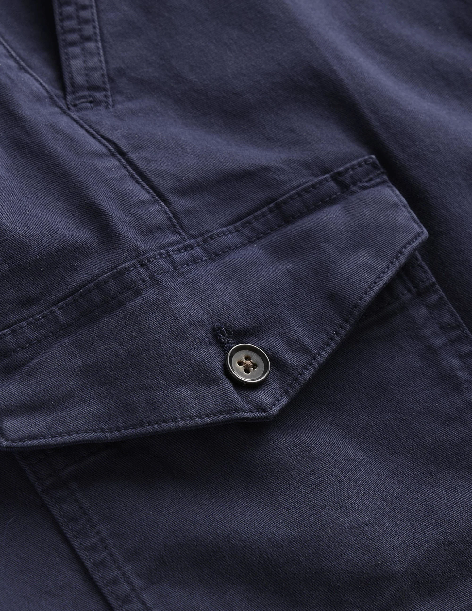 Garment Dye Cargo Shorts-French Navy - Image 6