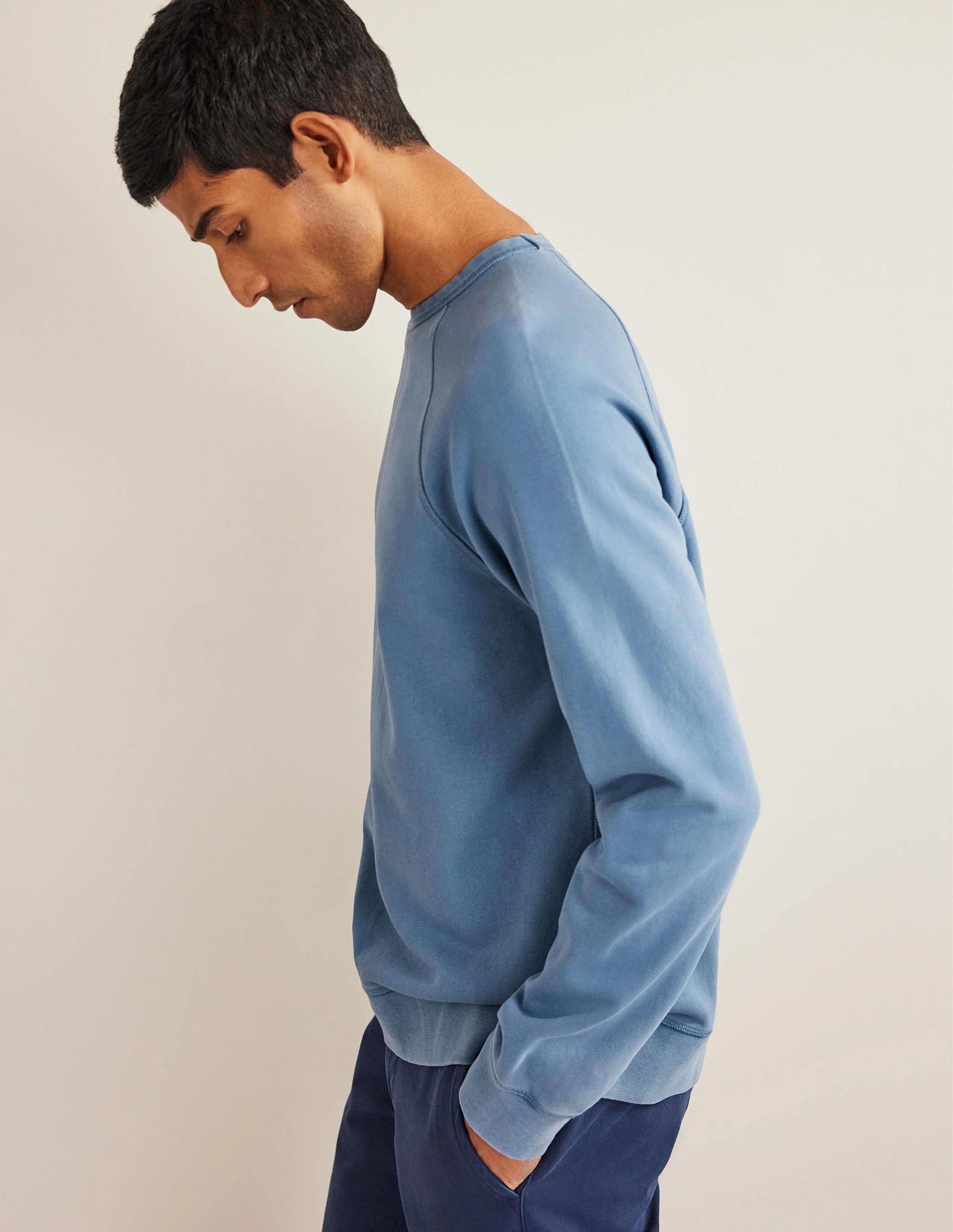 Garment Dye Sweatshirt-Captains Blue - Image 5