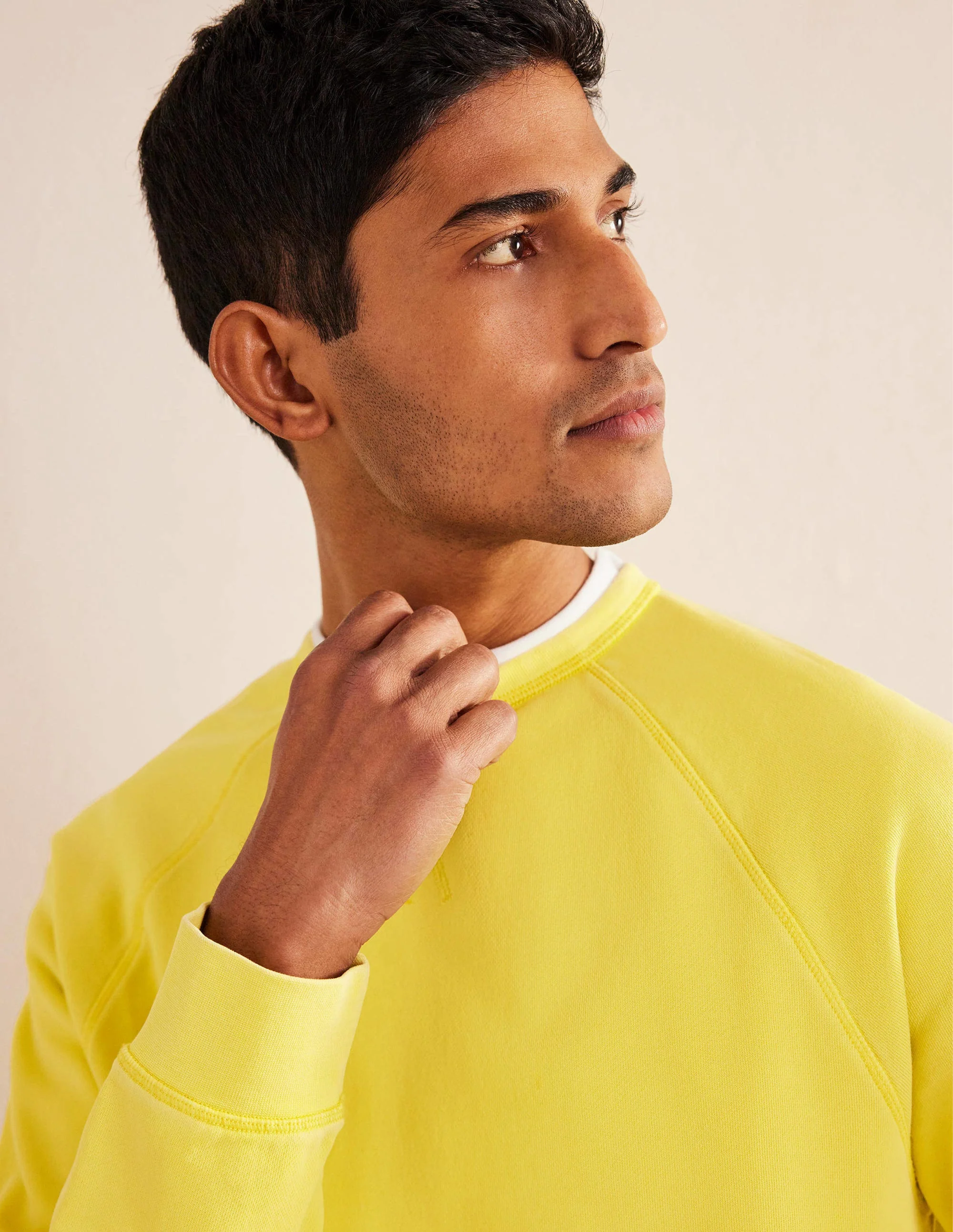 Garment Dye Sweatshirt-Gooseberry Yellow - Image 2