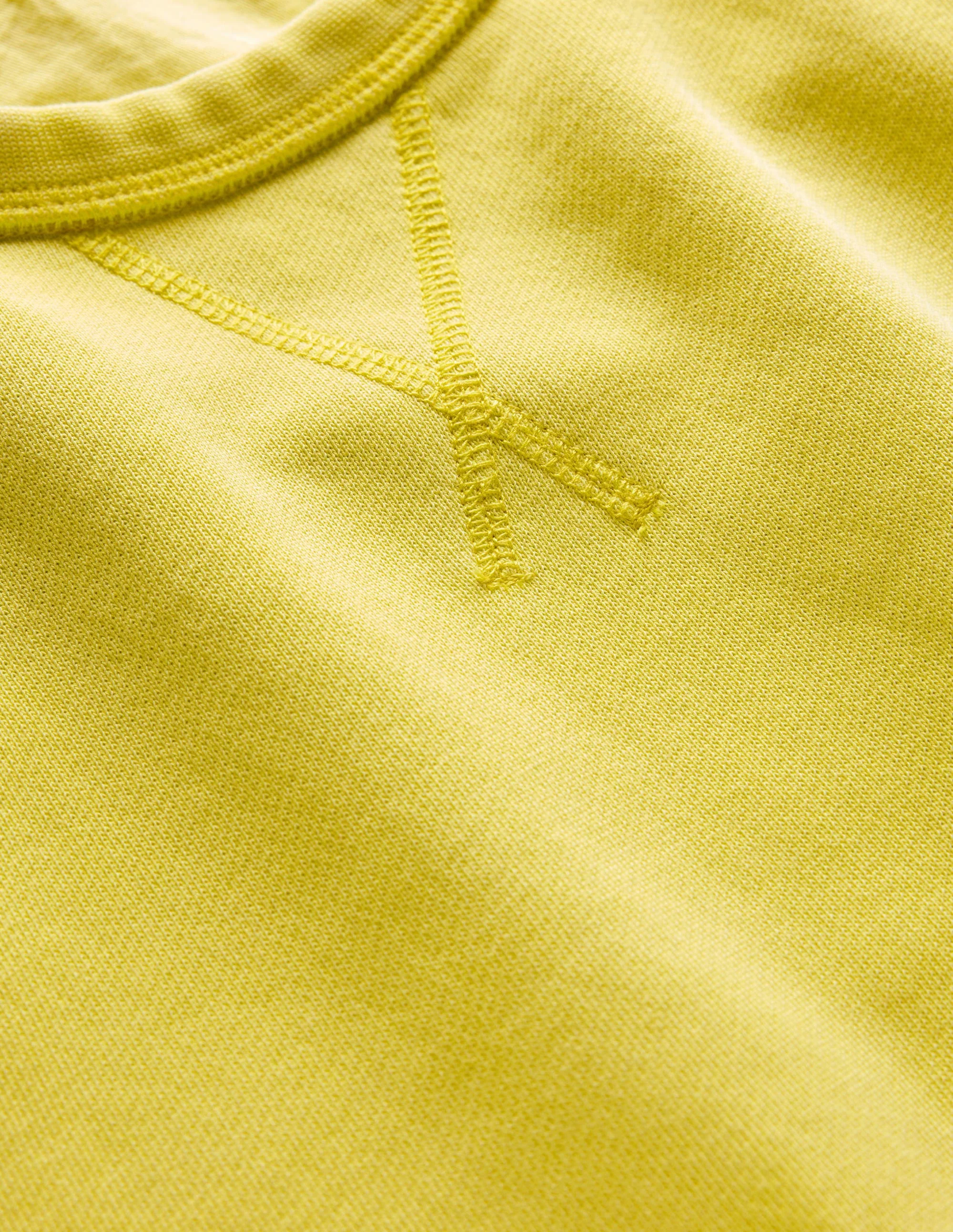 Garment Dye Sweatshirt-Gooseberry Yellow - Image 6
