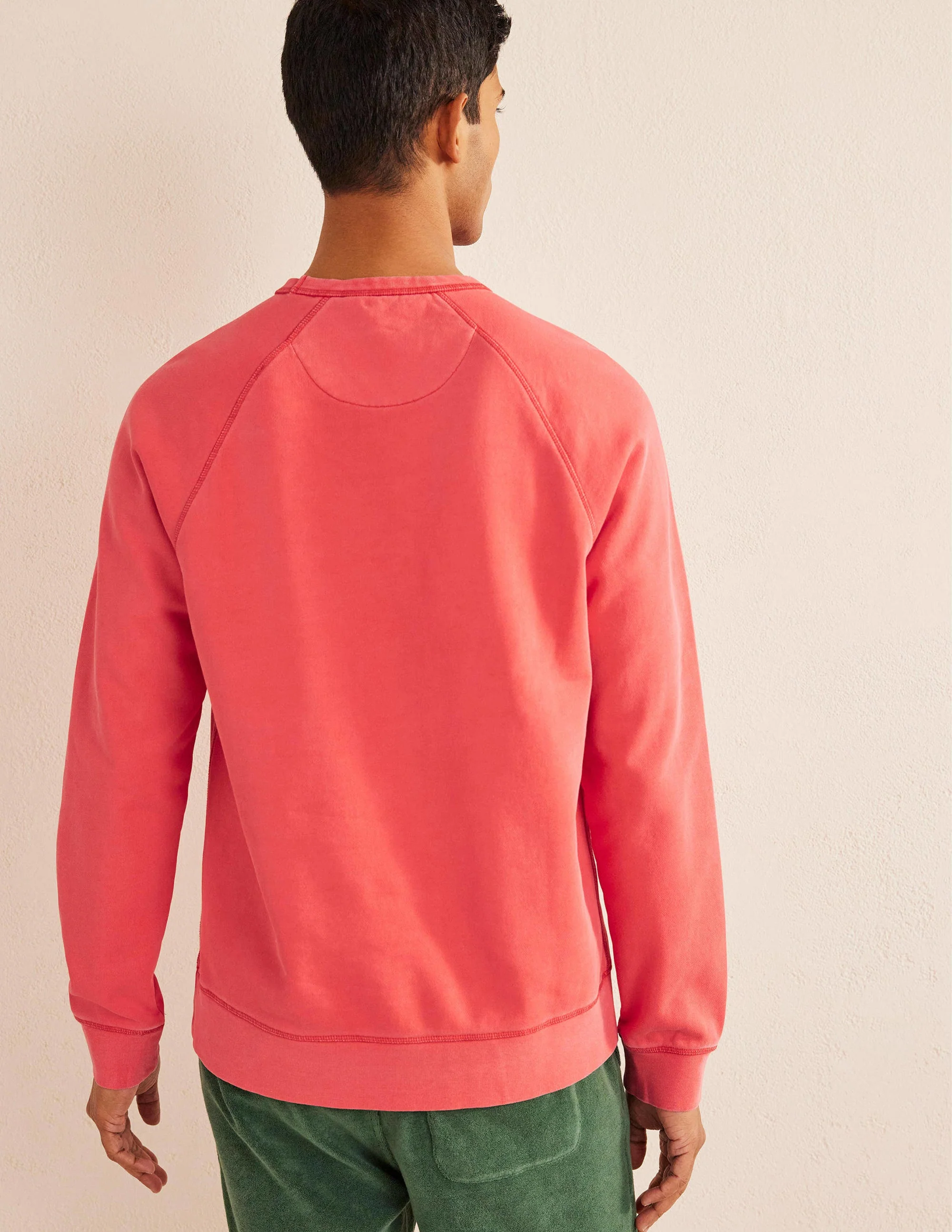 Garment Dye Sweatshirt-Jam Red - Image 3