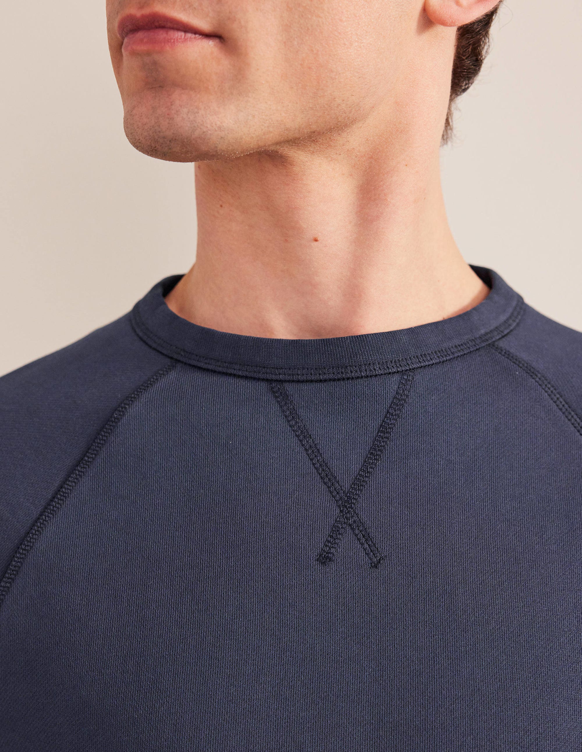 Garment Dye Sweatshirt-Navy - Image 2
