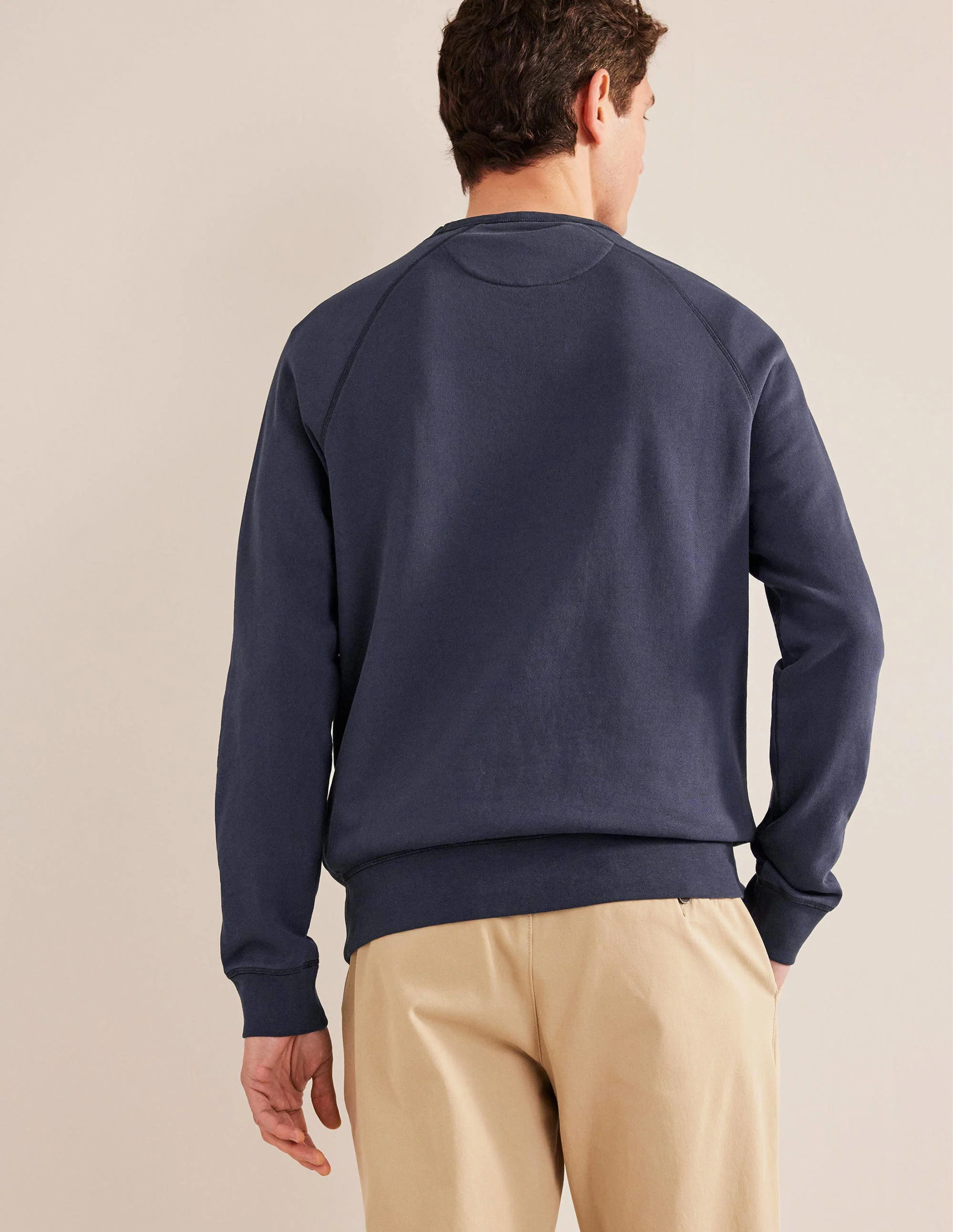 Garment Dye Sweatshirt-Navy - Image 3