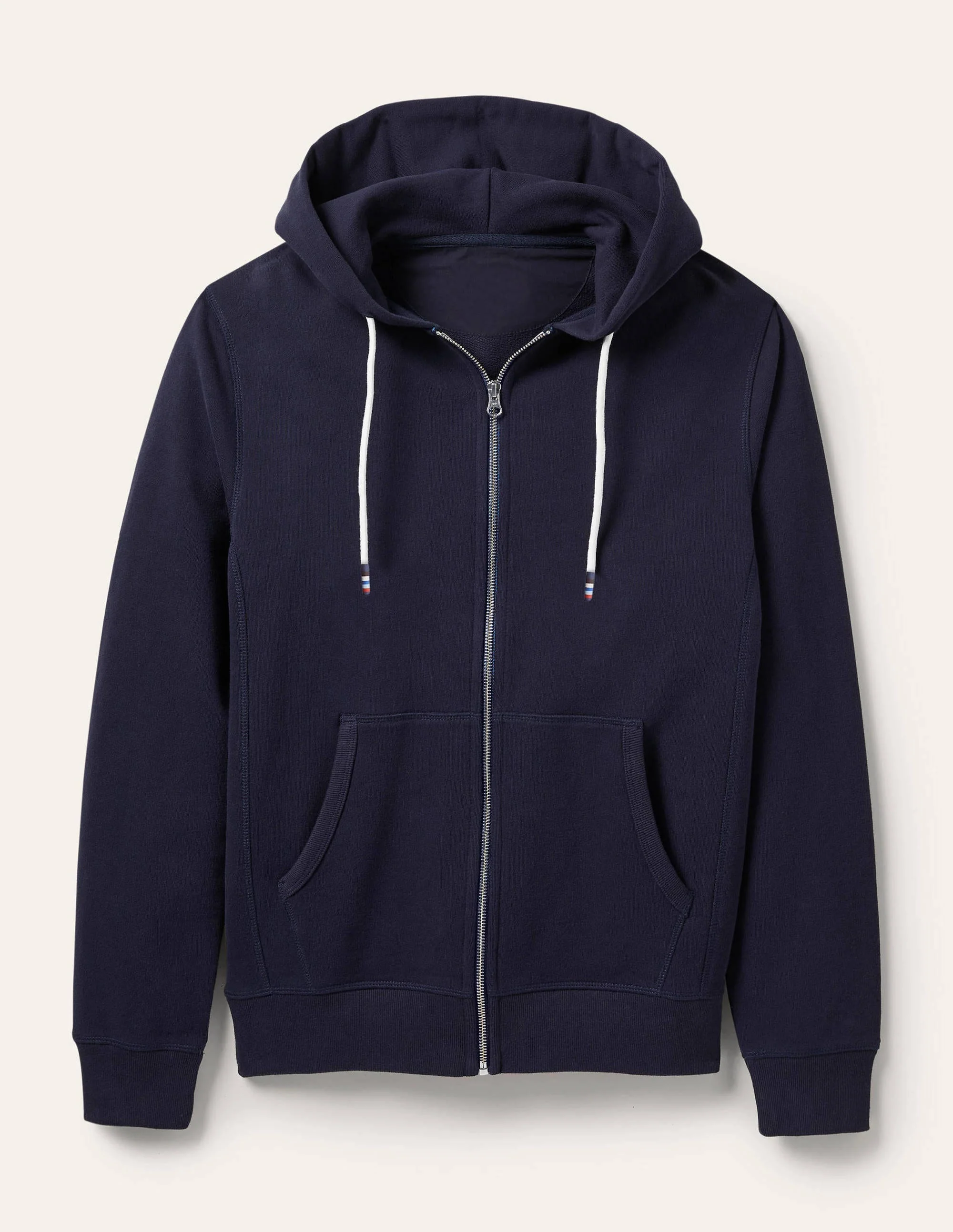Irvine Zip Up Hoodie-Navy - Image 7