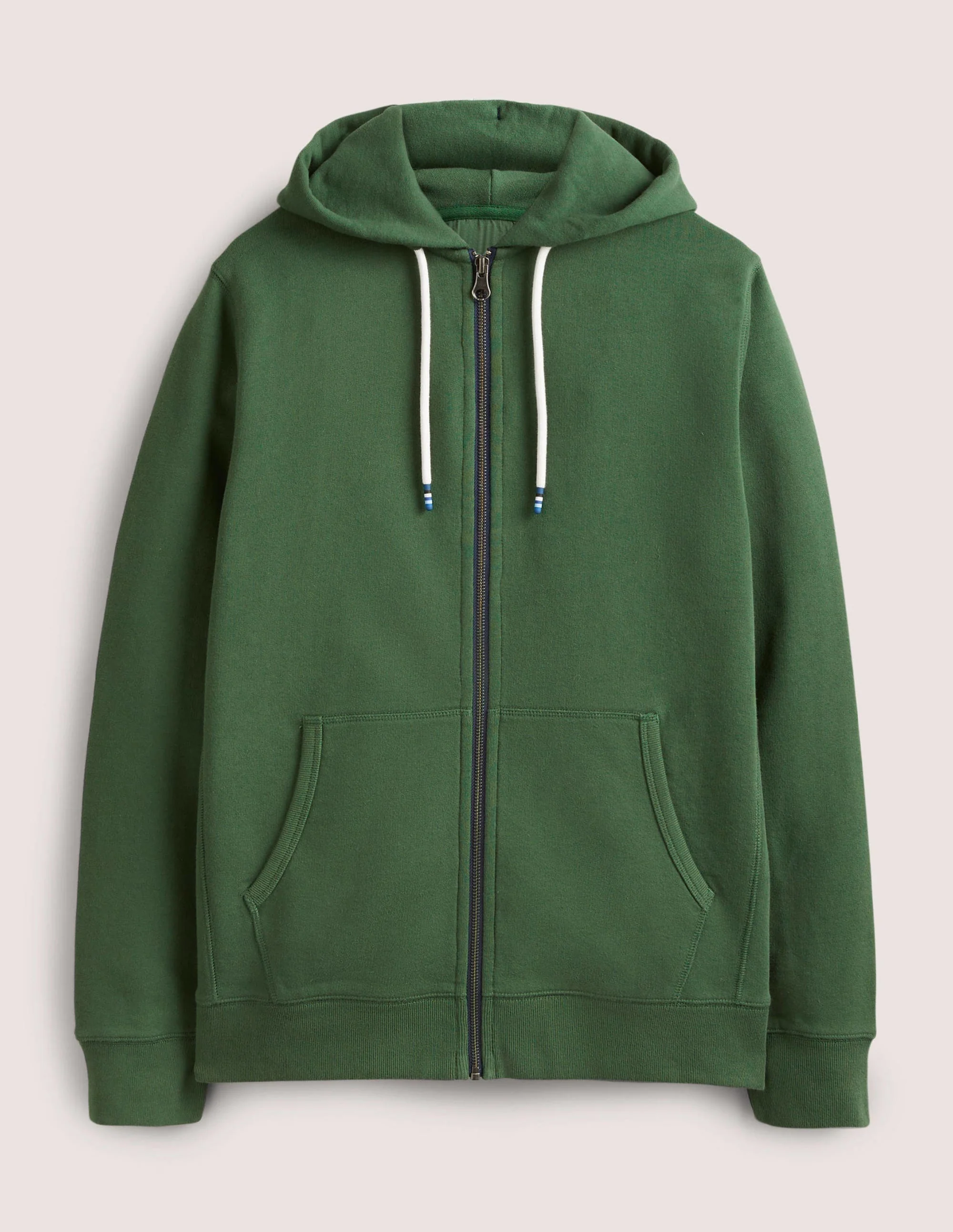 Irvine Zip Up Hoodie-Park Green - Image 6