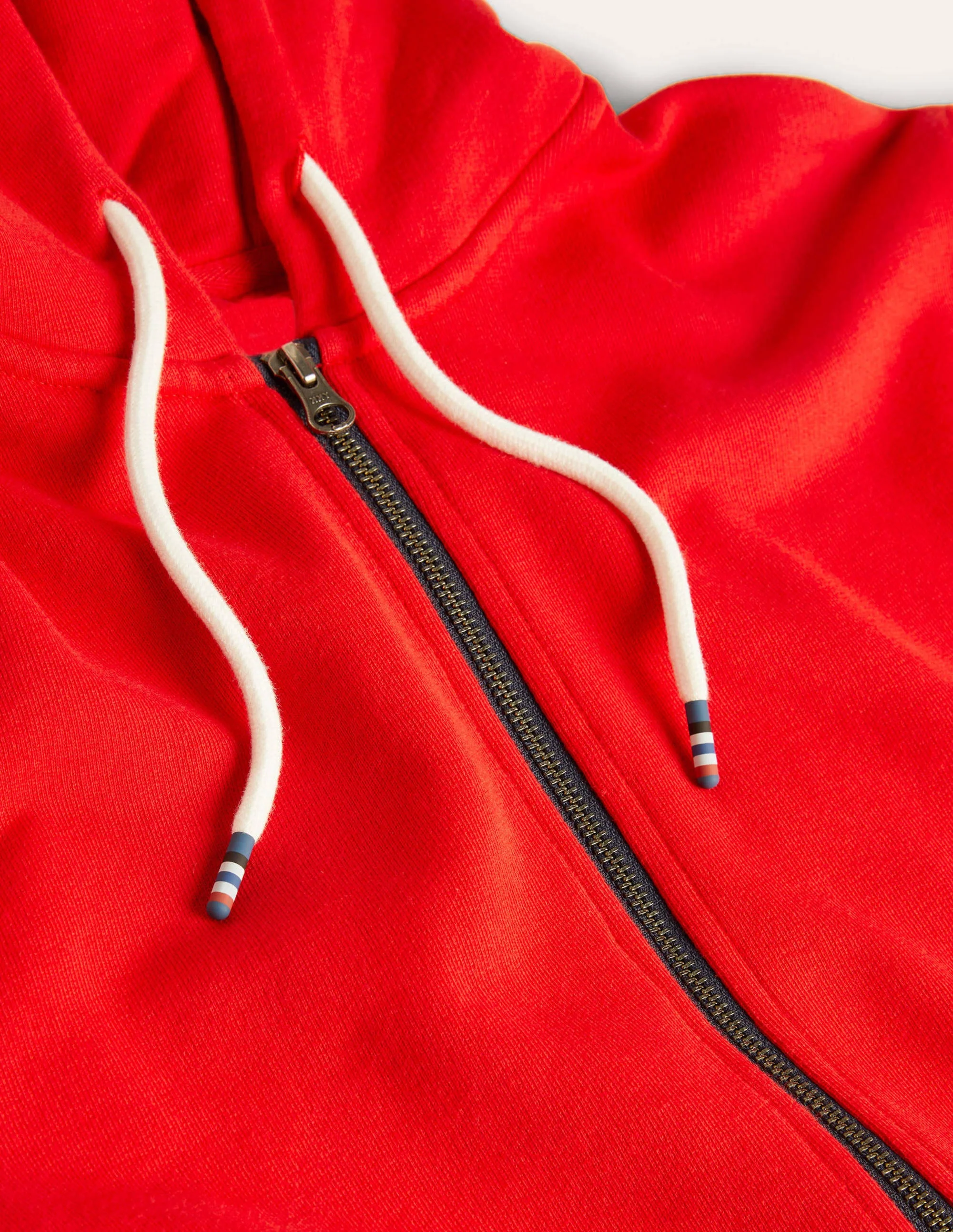 Irvine Zip Up Hoodie-Post Box Red - Image 6