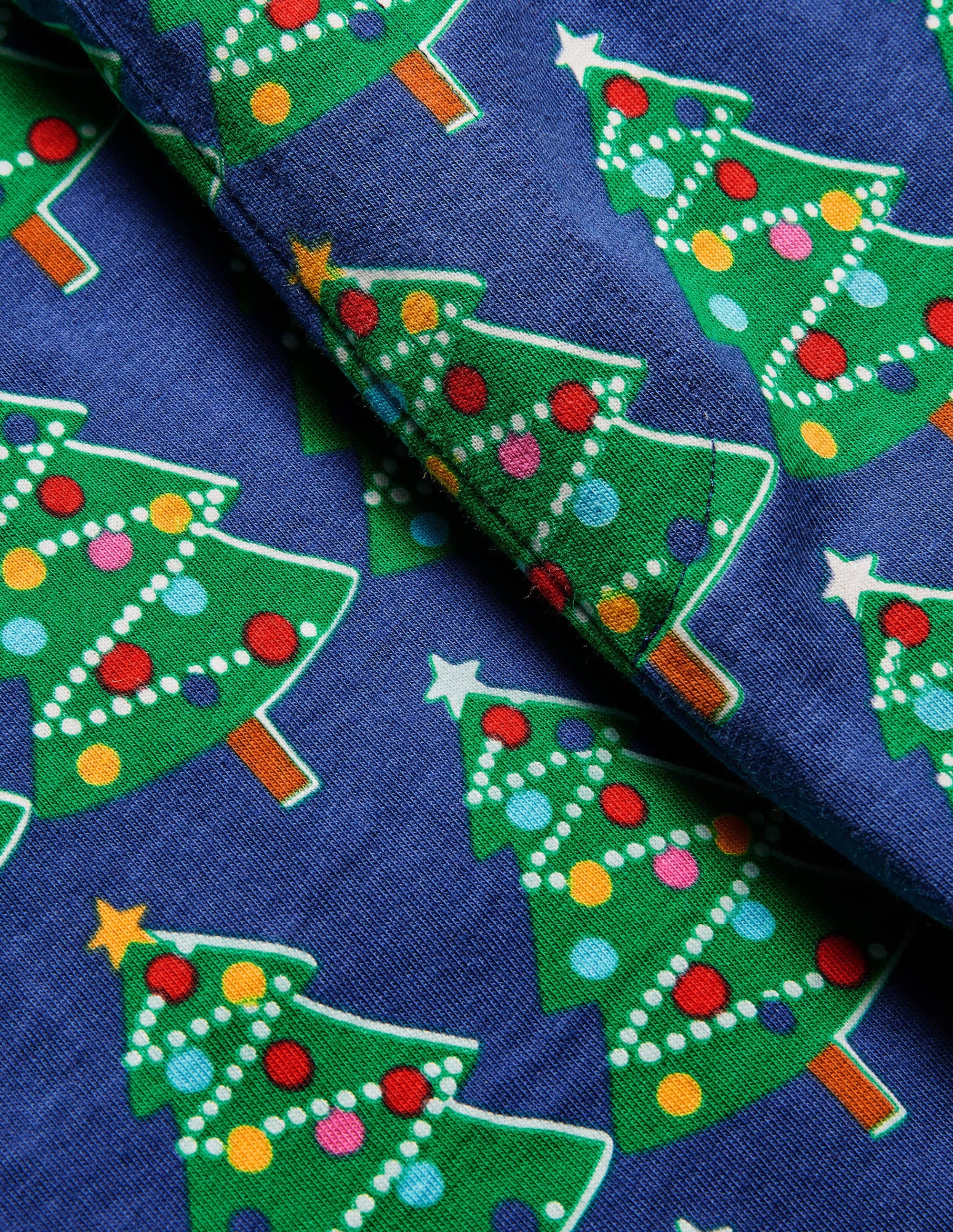 Jersey Pajama Set-Starboard Glow Christmas Trees - Image 6