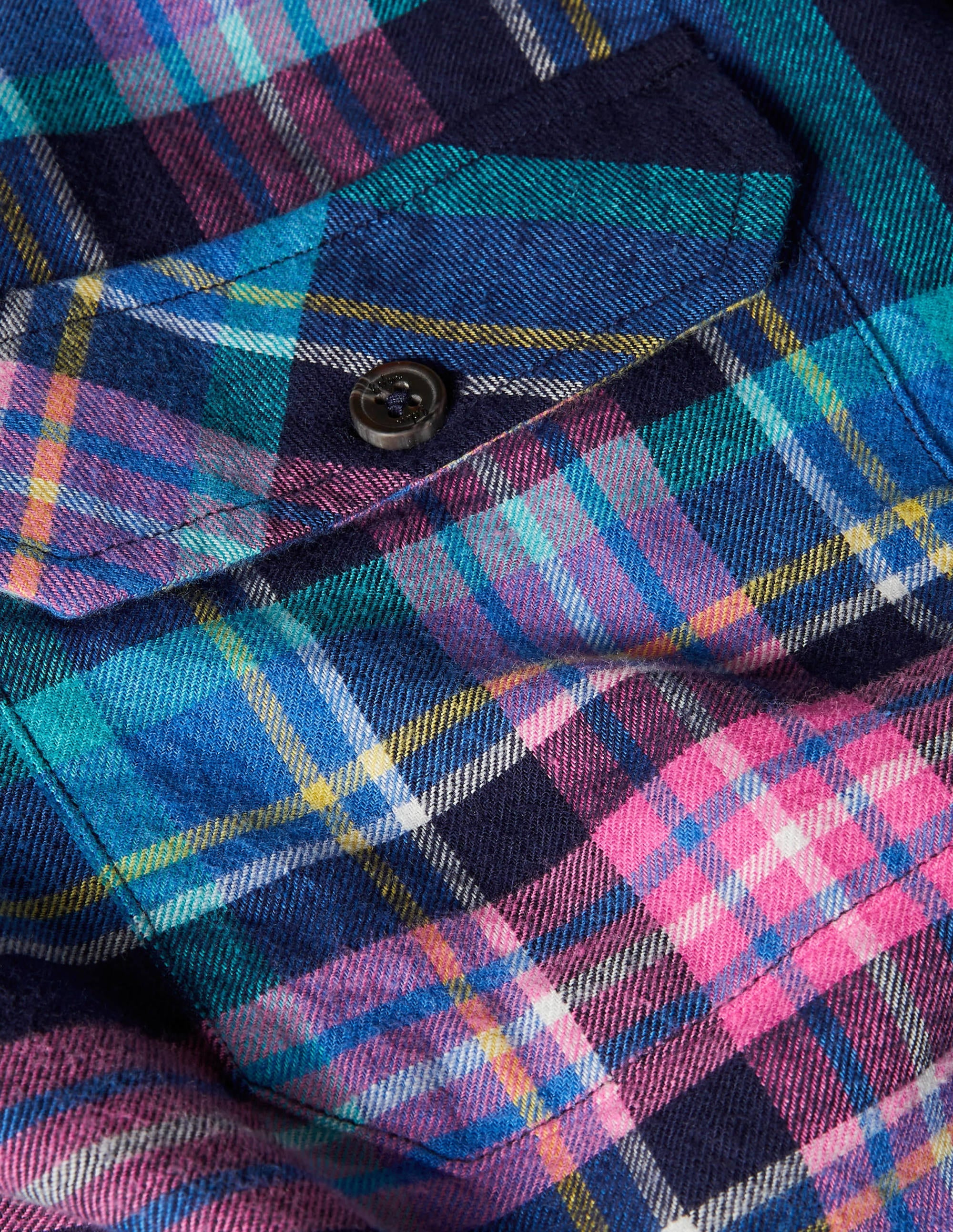Julian Shirt-Navy/ Bright Petal Check - Image 6