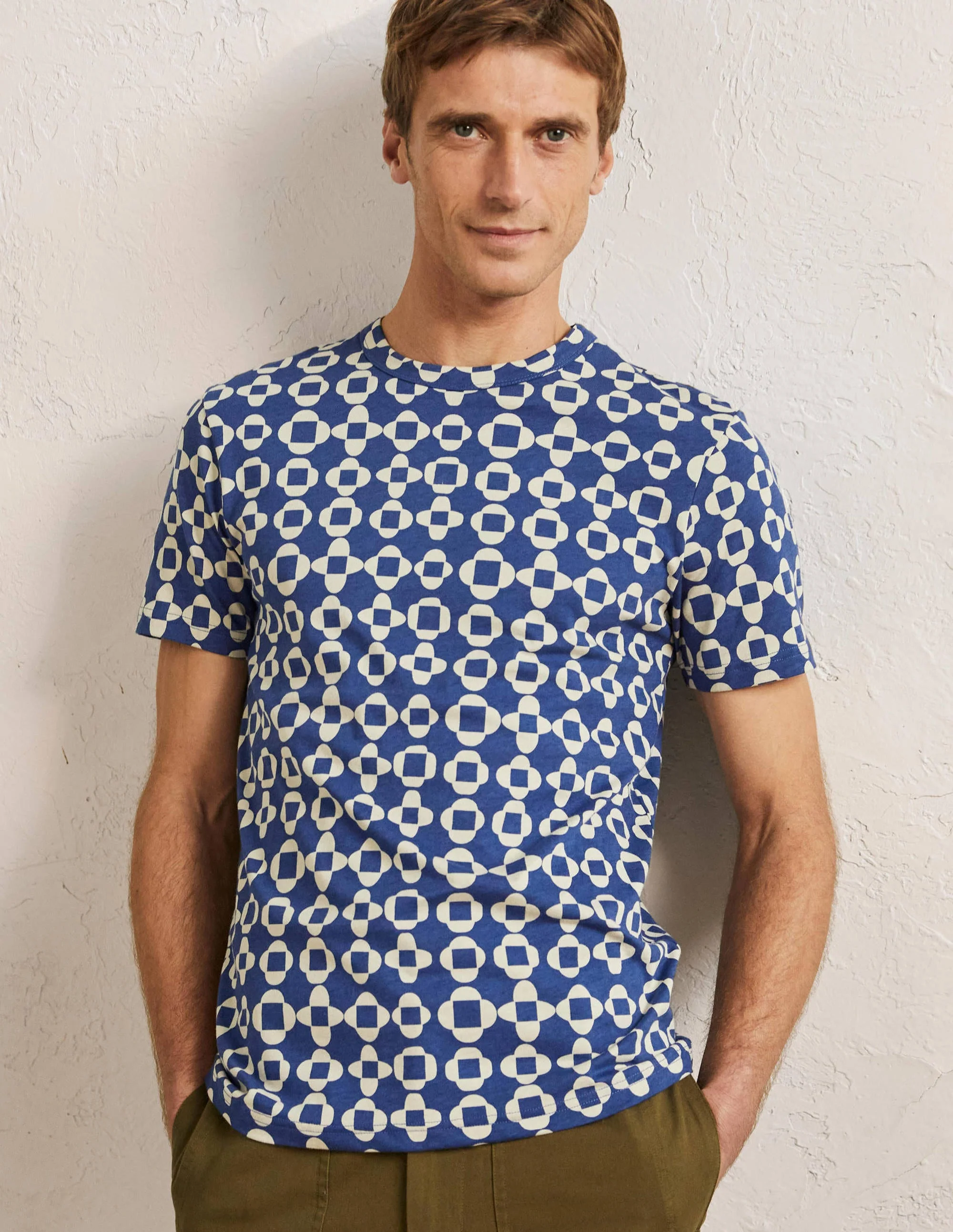 Kingston T-shirt-Regal Blue Tile