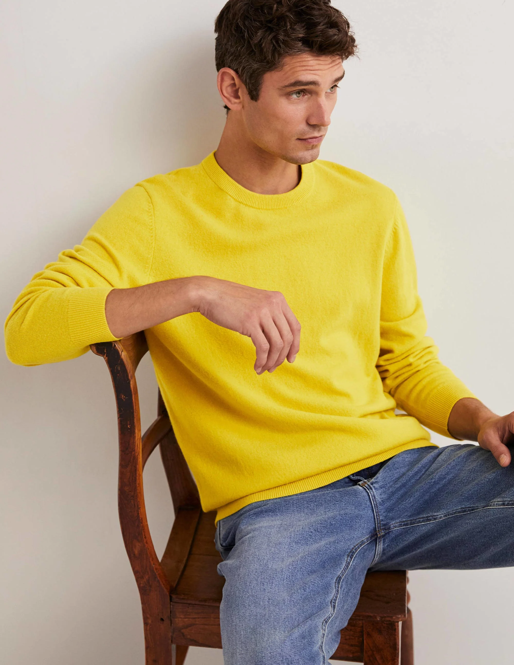 Lambswool Crew Neck-Limetree