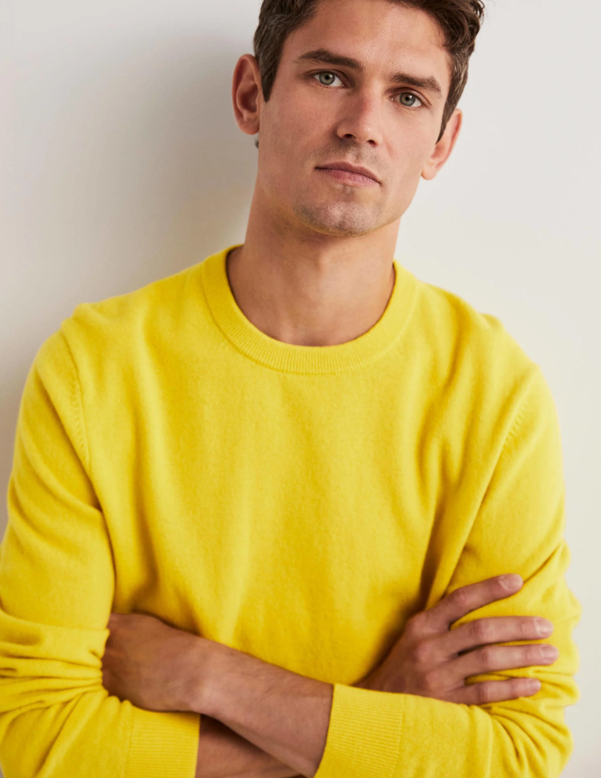 Lambswool Crew Neck-Limetree - Image 2