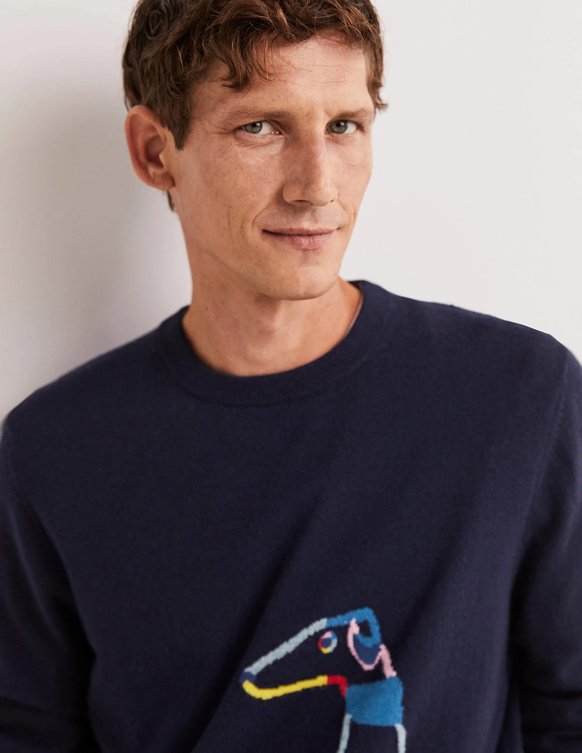 Lambswool Crew Neck-Rainbow Whippet - Image 6