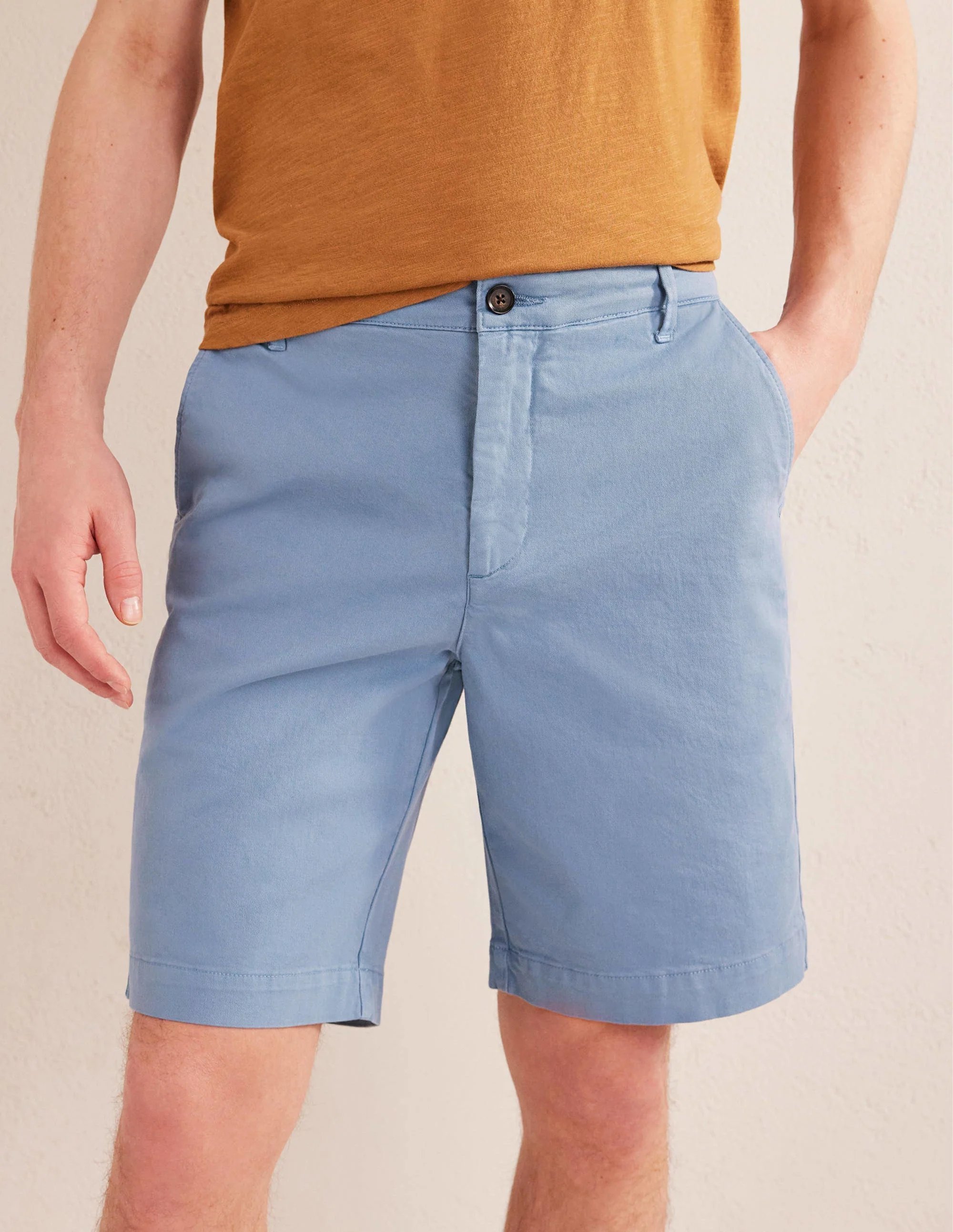 Laundered Chino Shorts-Captain Blue - Image 4