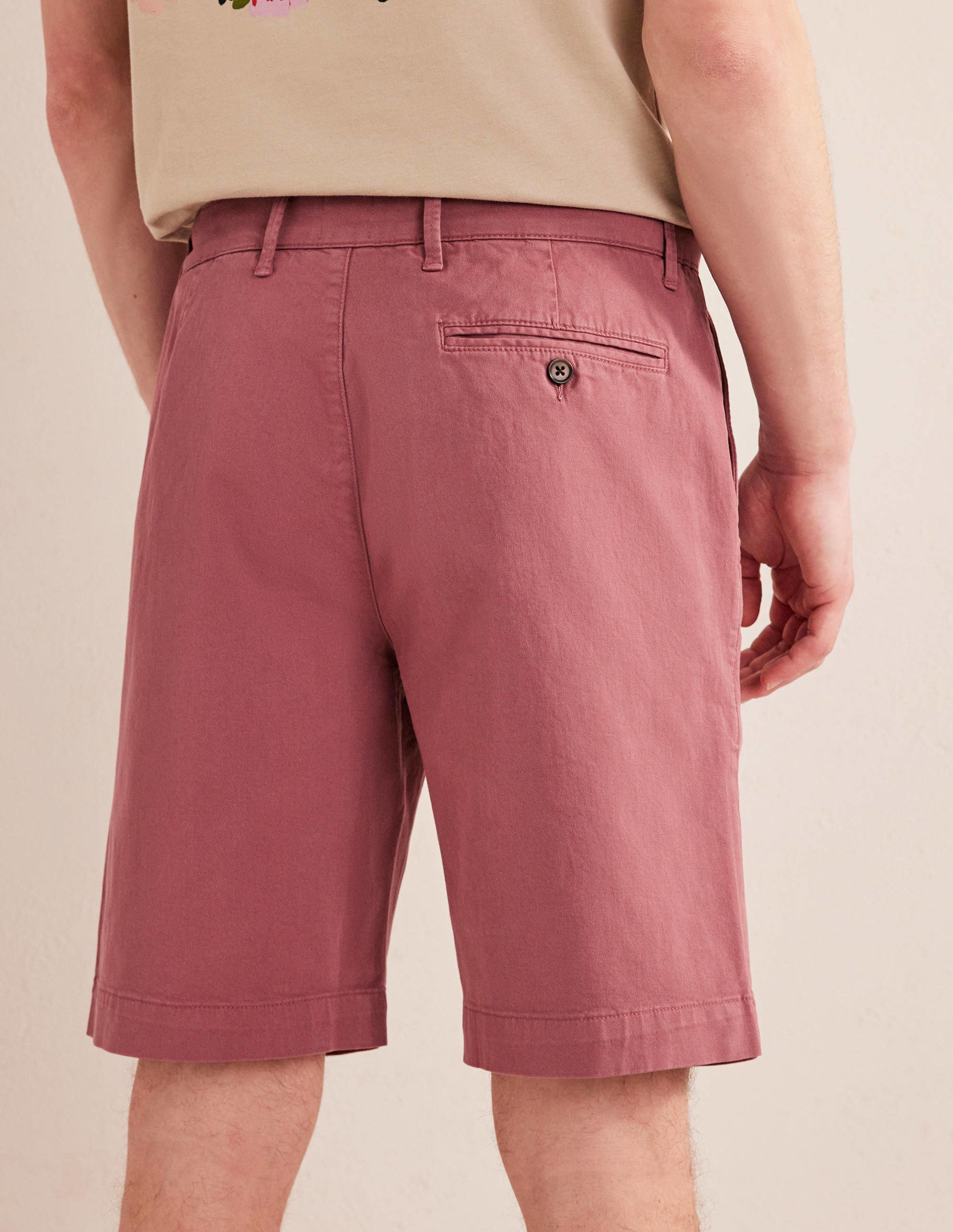 Laundered Chino Shorts-Renaissance Rose - Image 3