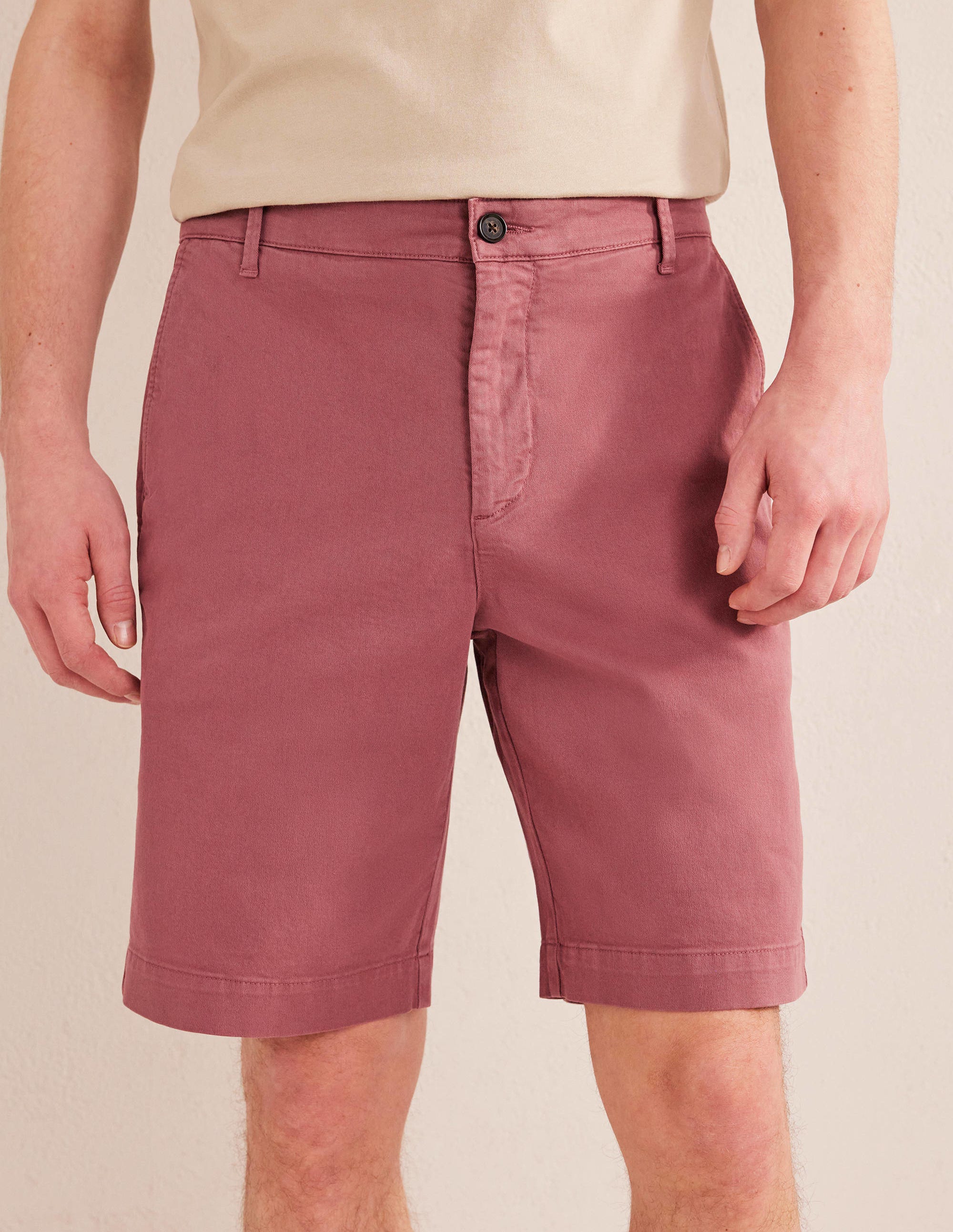 Laundered Chino Shorts-Renaissance Rose - Image 4