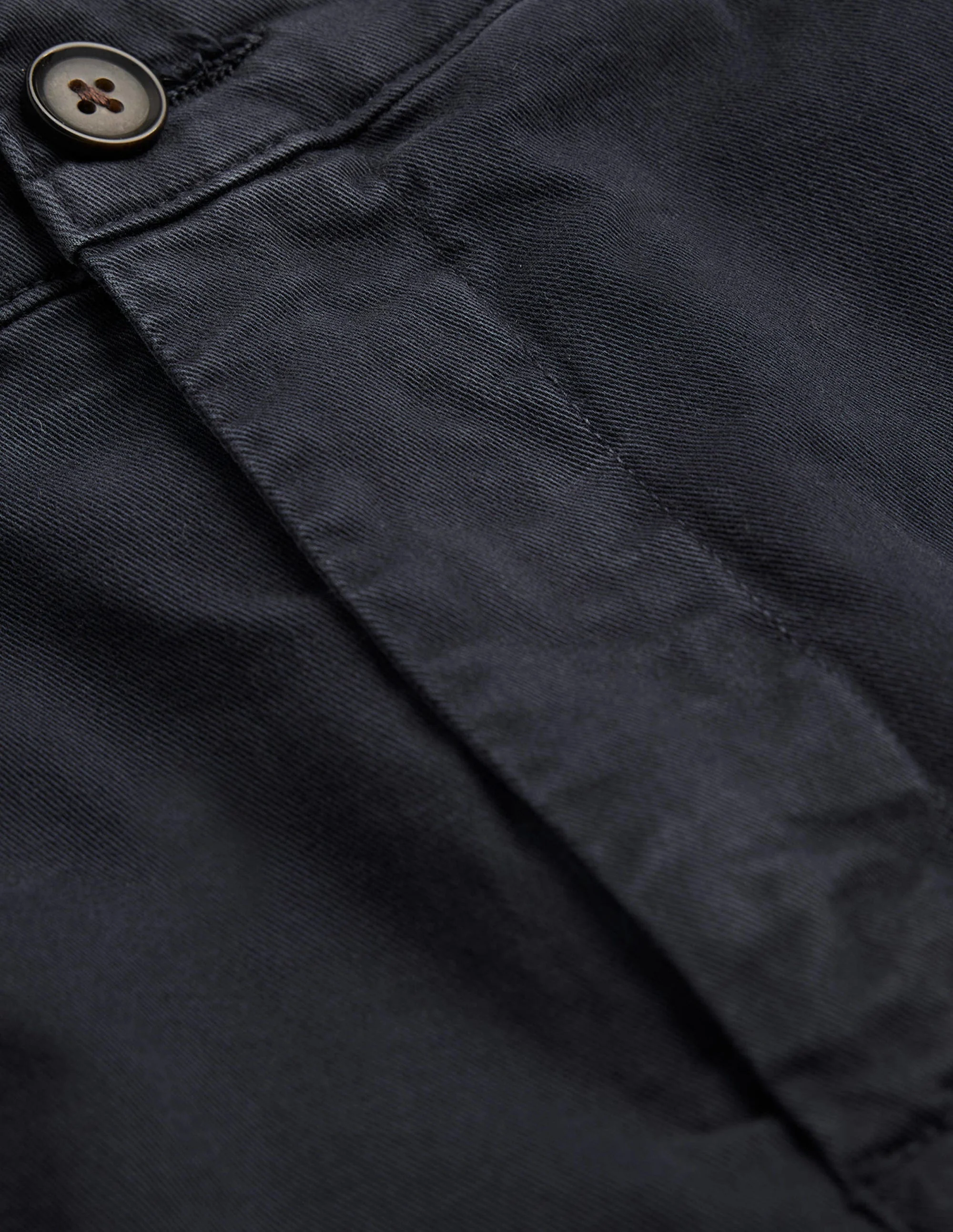 Laundered Chino Trousers-Navy - Image 6