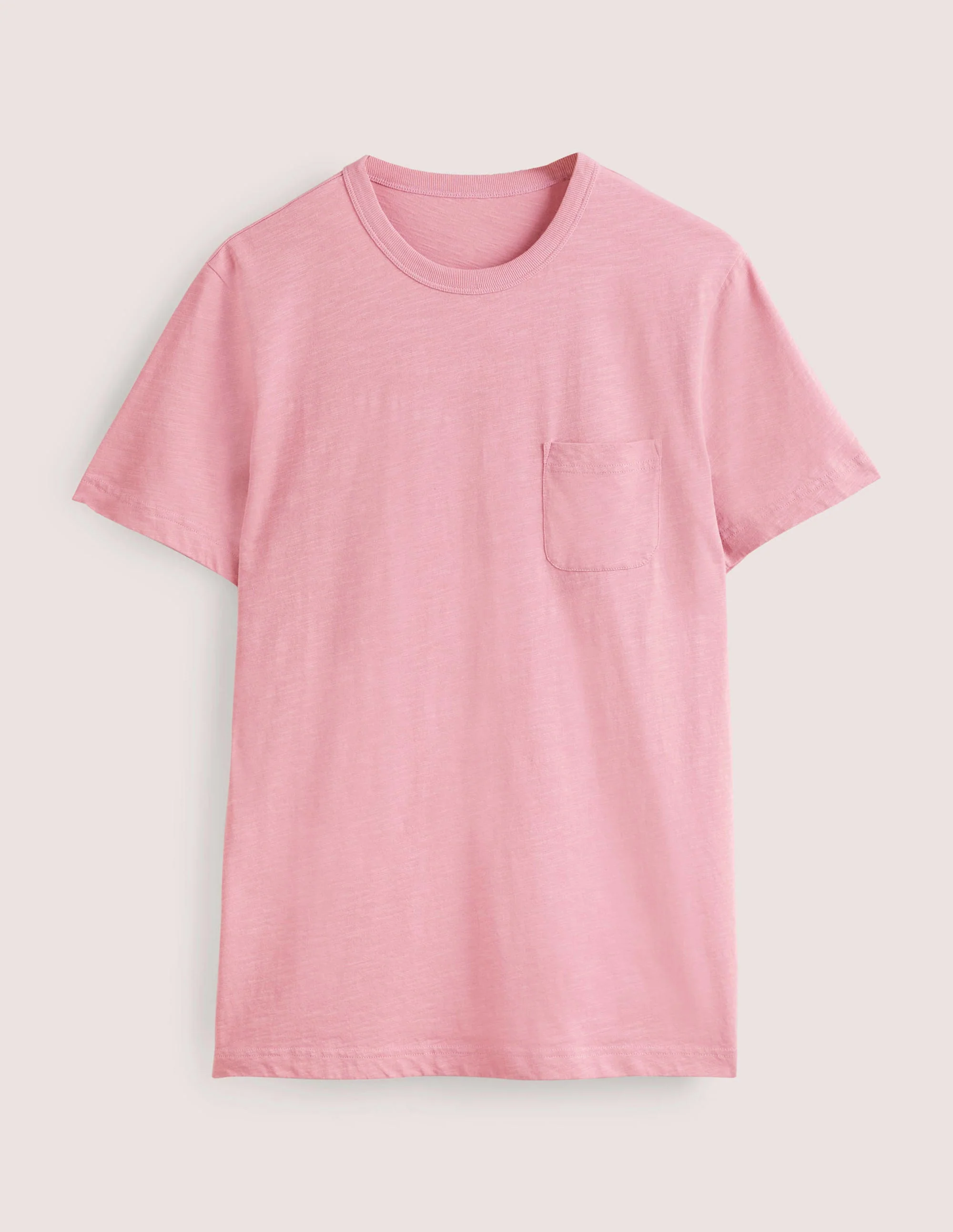 Laundered Slub T-Shirt-Lilas Pink - Image 5