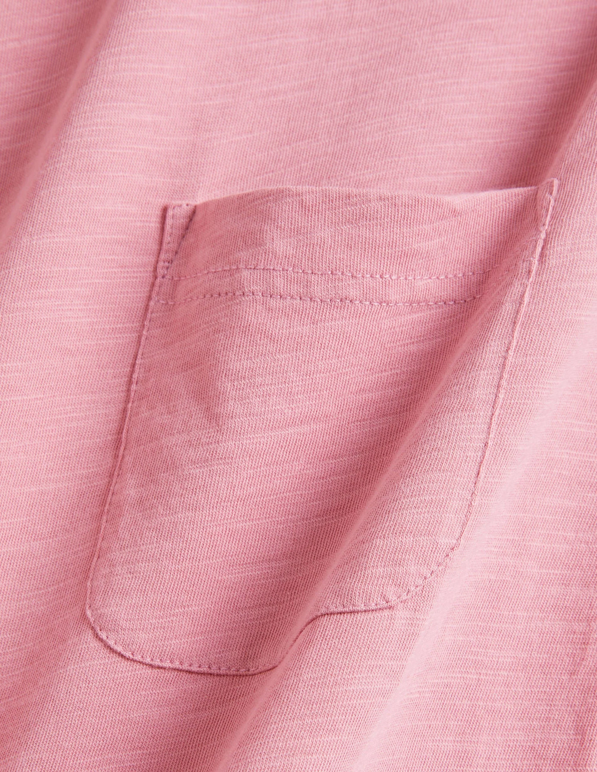 Laundered Slub T-Shirt-Lilas Pink - Image 6