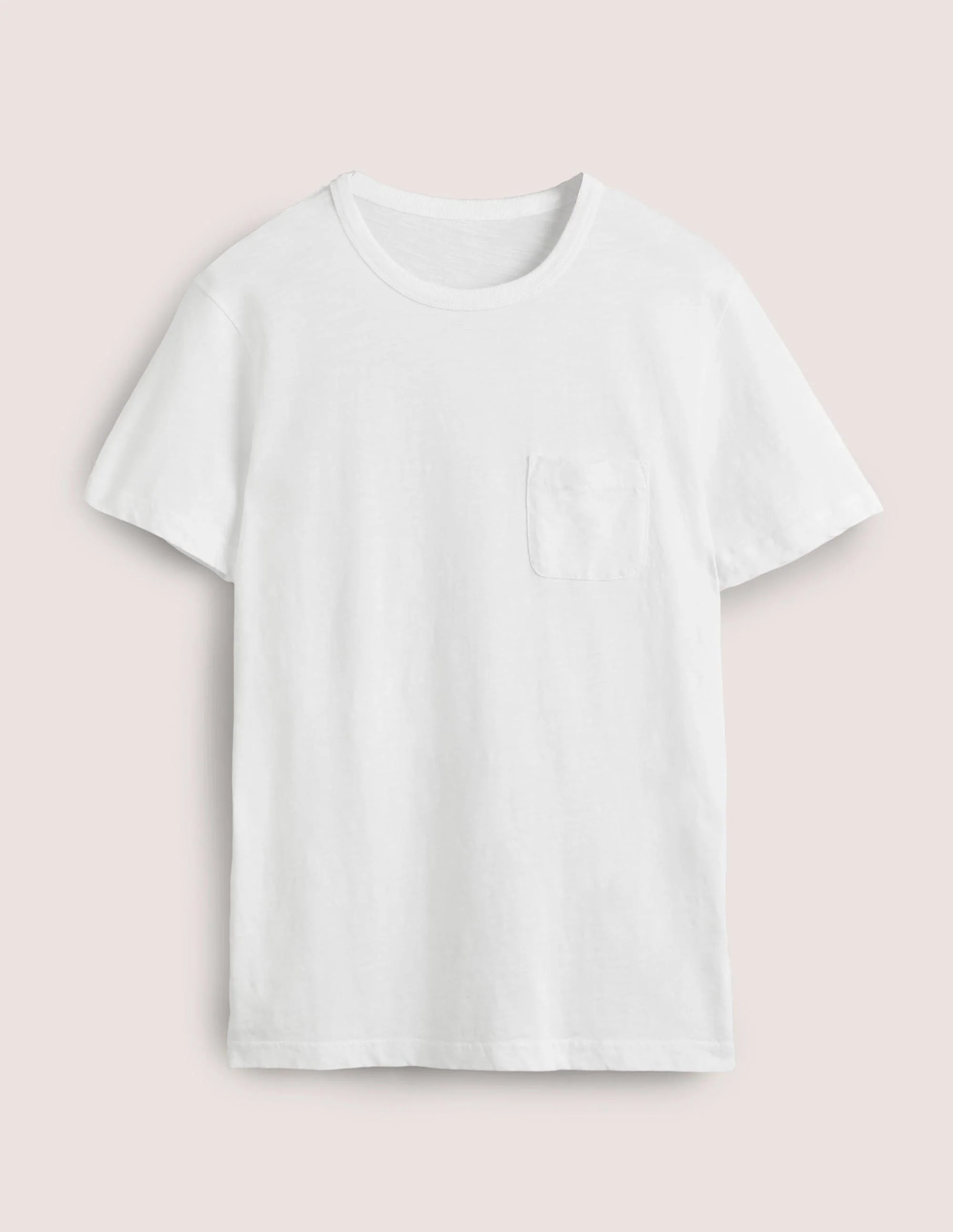 Laundered Slub T-Shirt-Snowdrop White - Image 5