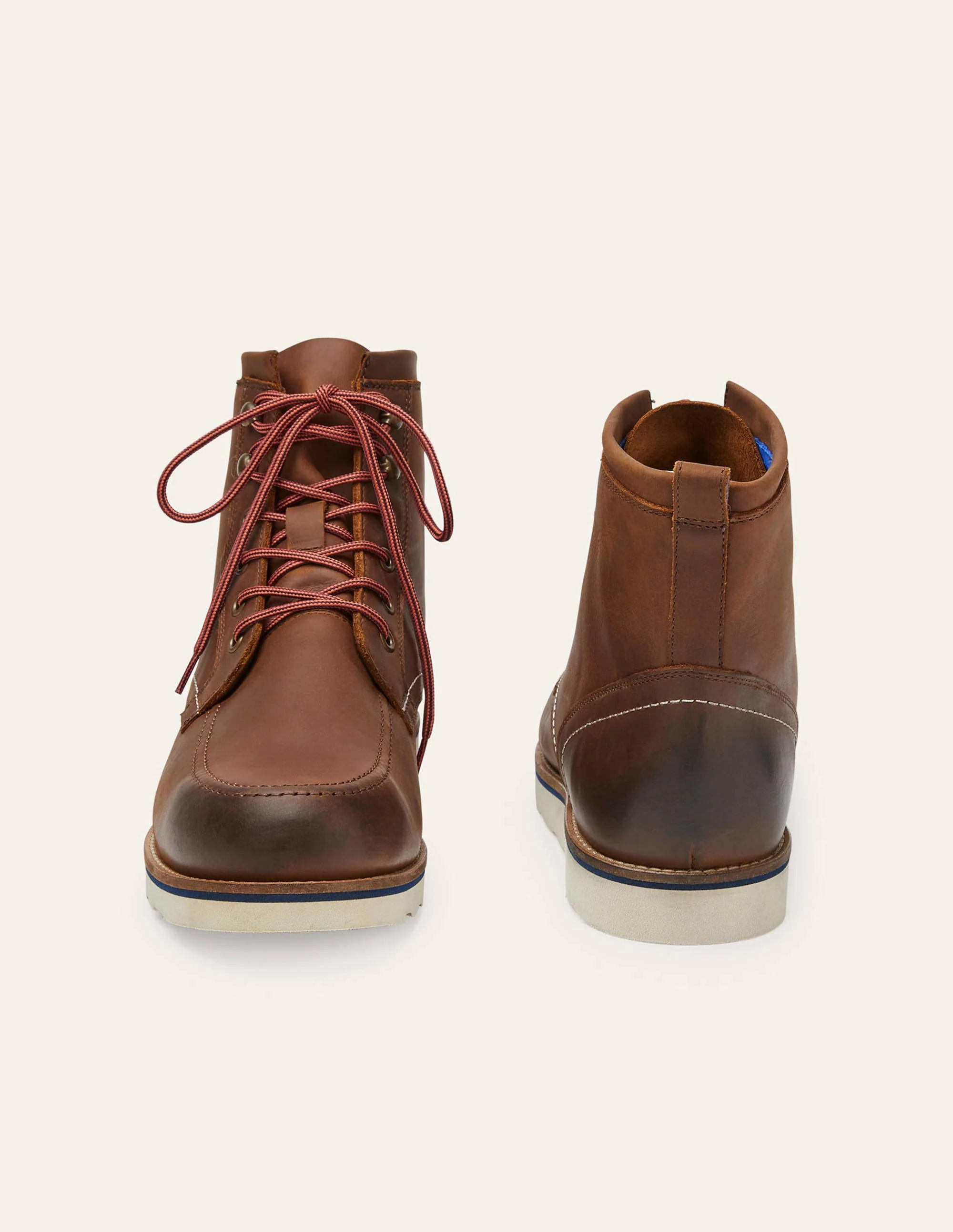Leather Chukka Boots-Brown Leather - Image 2
