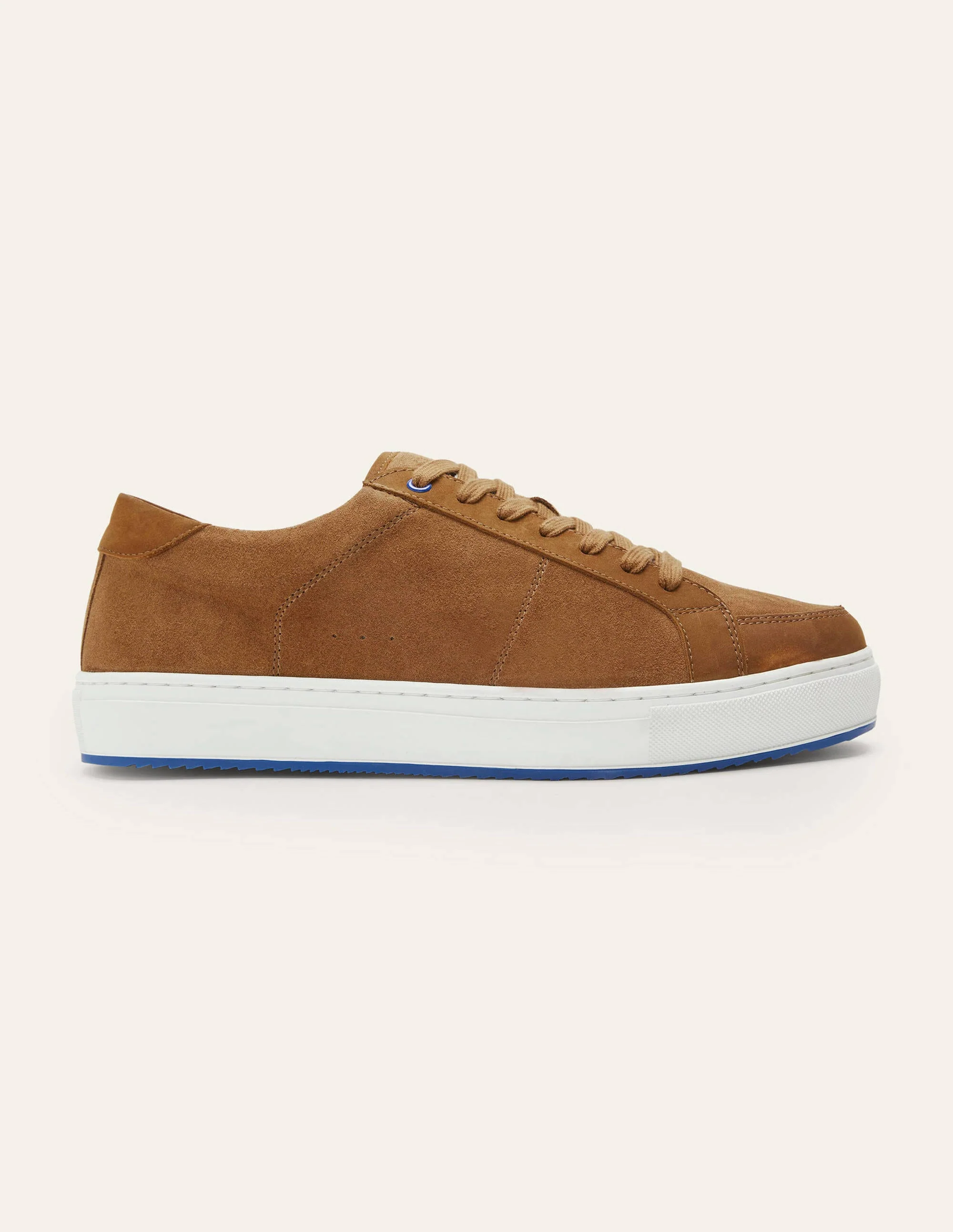 Leather Colourpop Sneakers-Brown