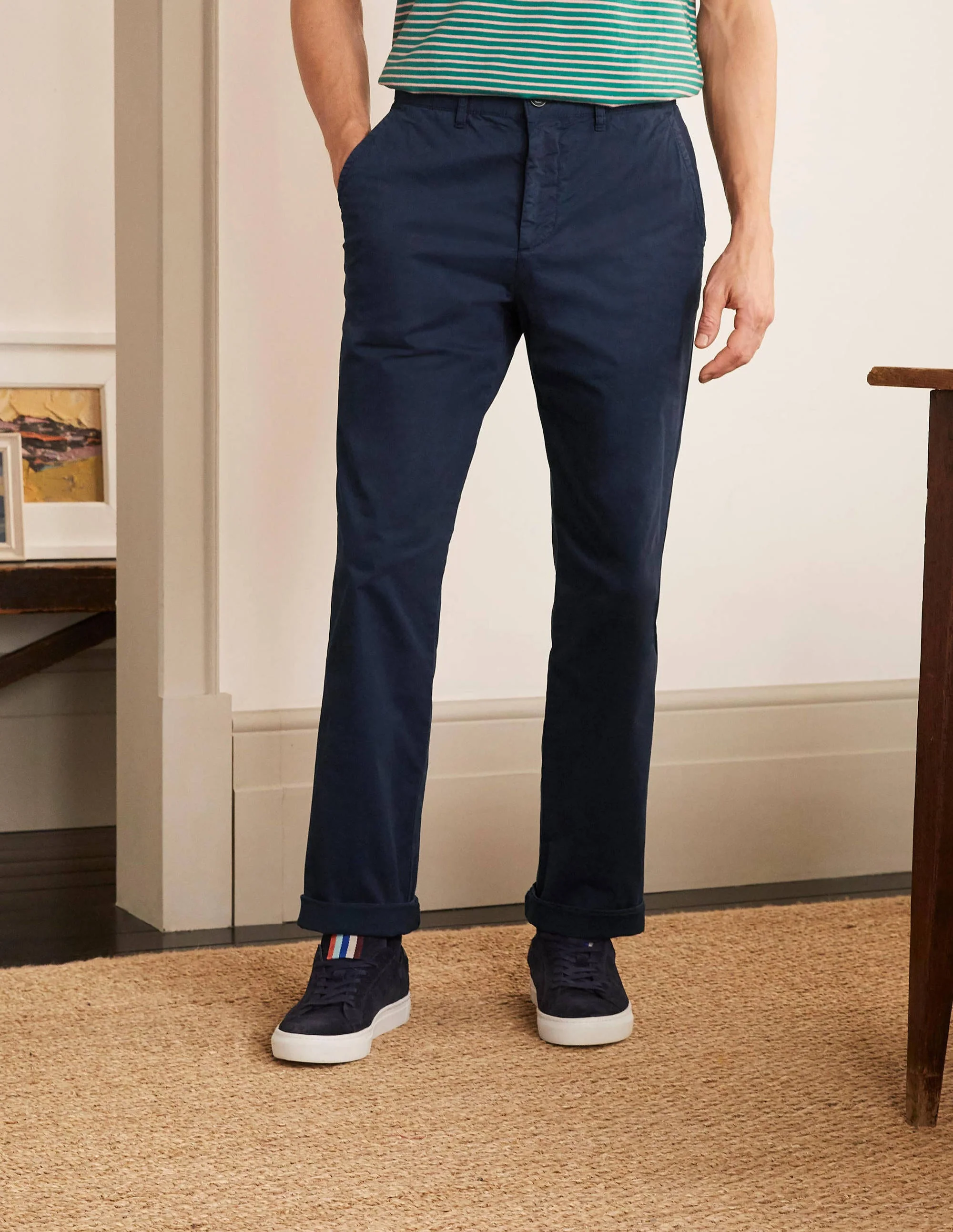 Lightweight Chinos-Navy - Image 2