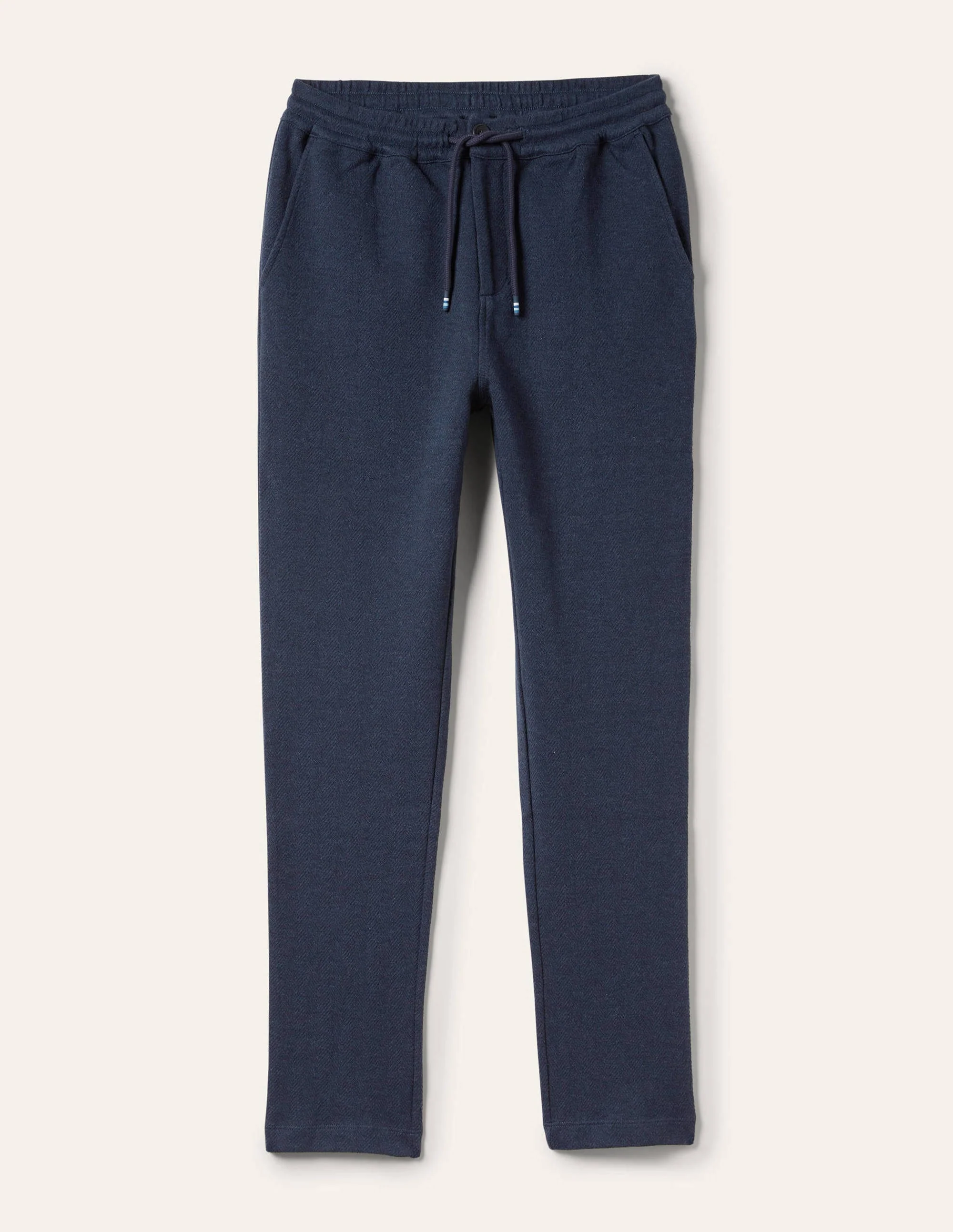Lightweight Joggers-Navy Herringbone - Image 6