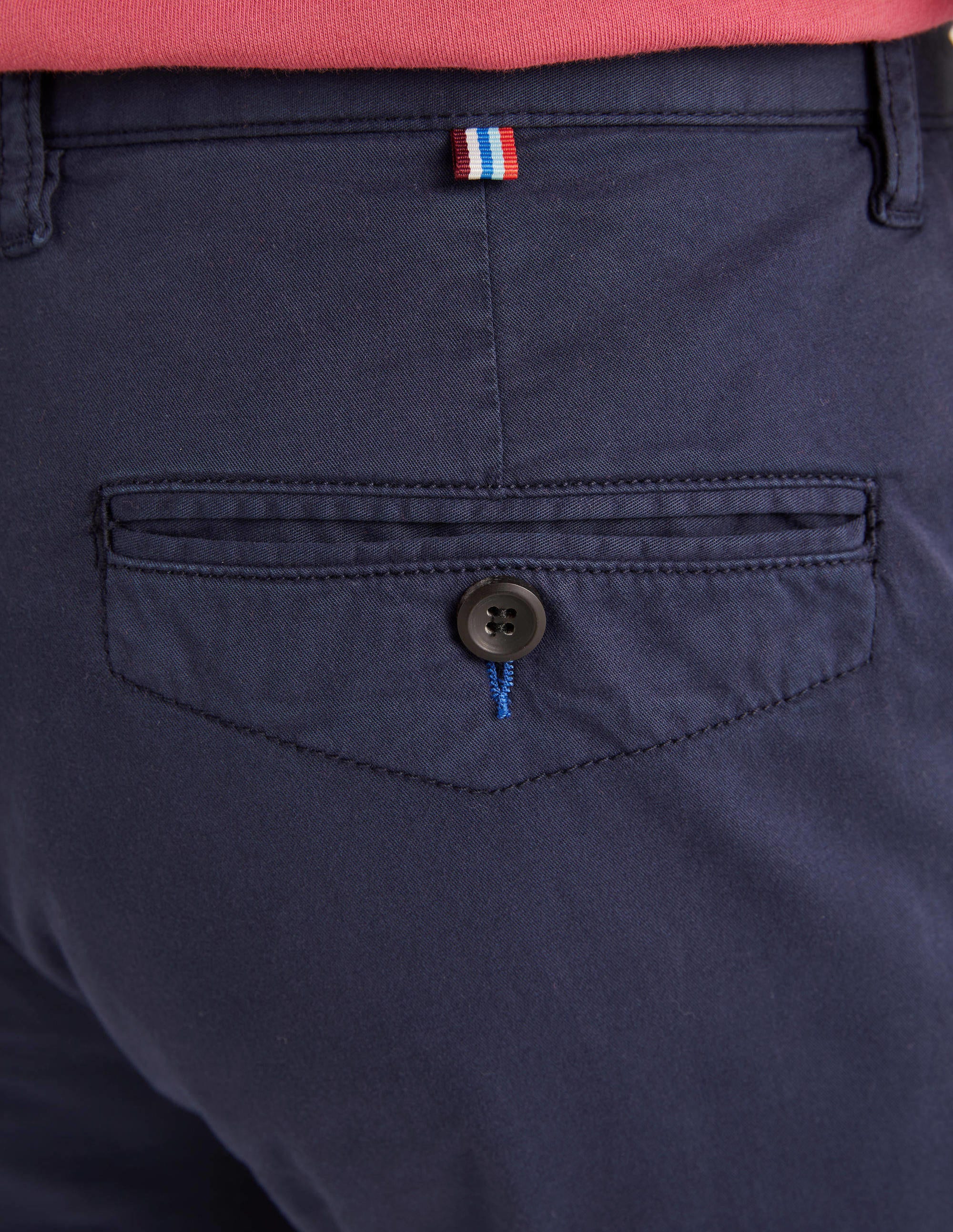 Lightweight Slim Chinos-Navy - Image 5