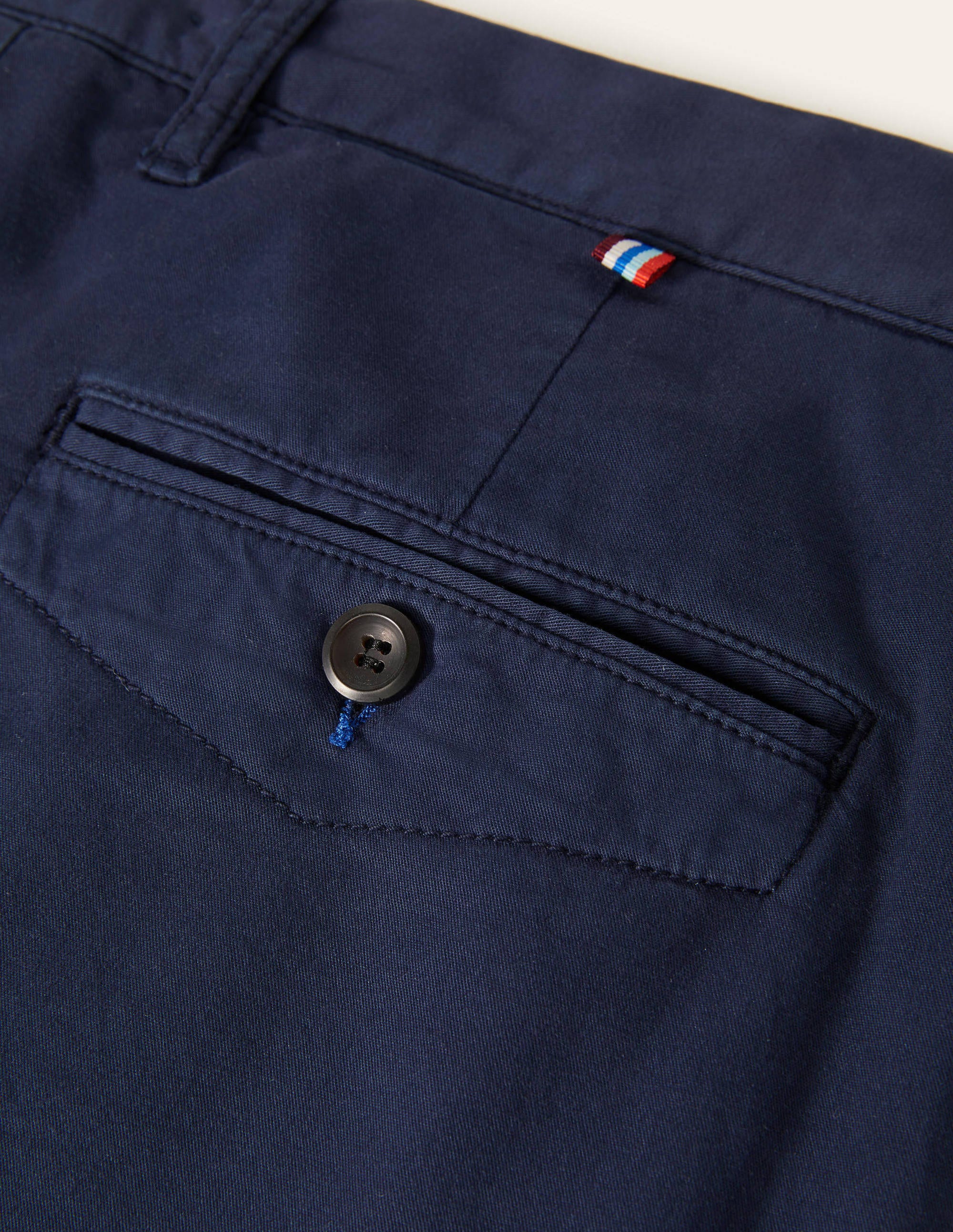 Lightweight Slim Chinos-Navy - Image 5