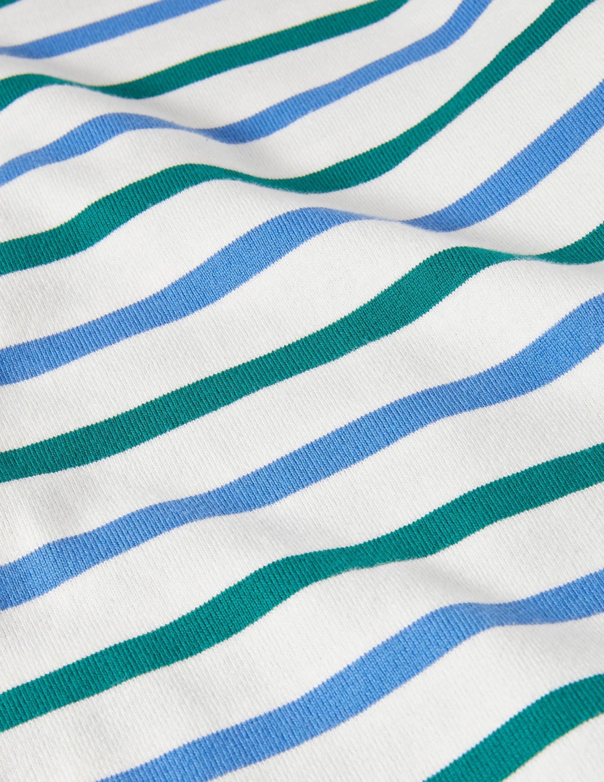 Midweight Mariner Breton-Greenary/Sky Blue Stripe - Image 5