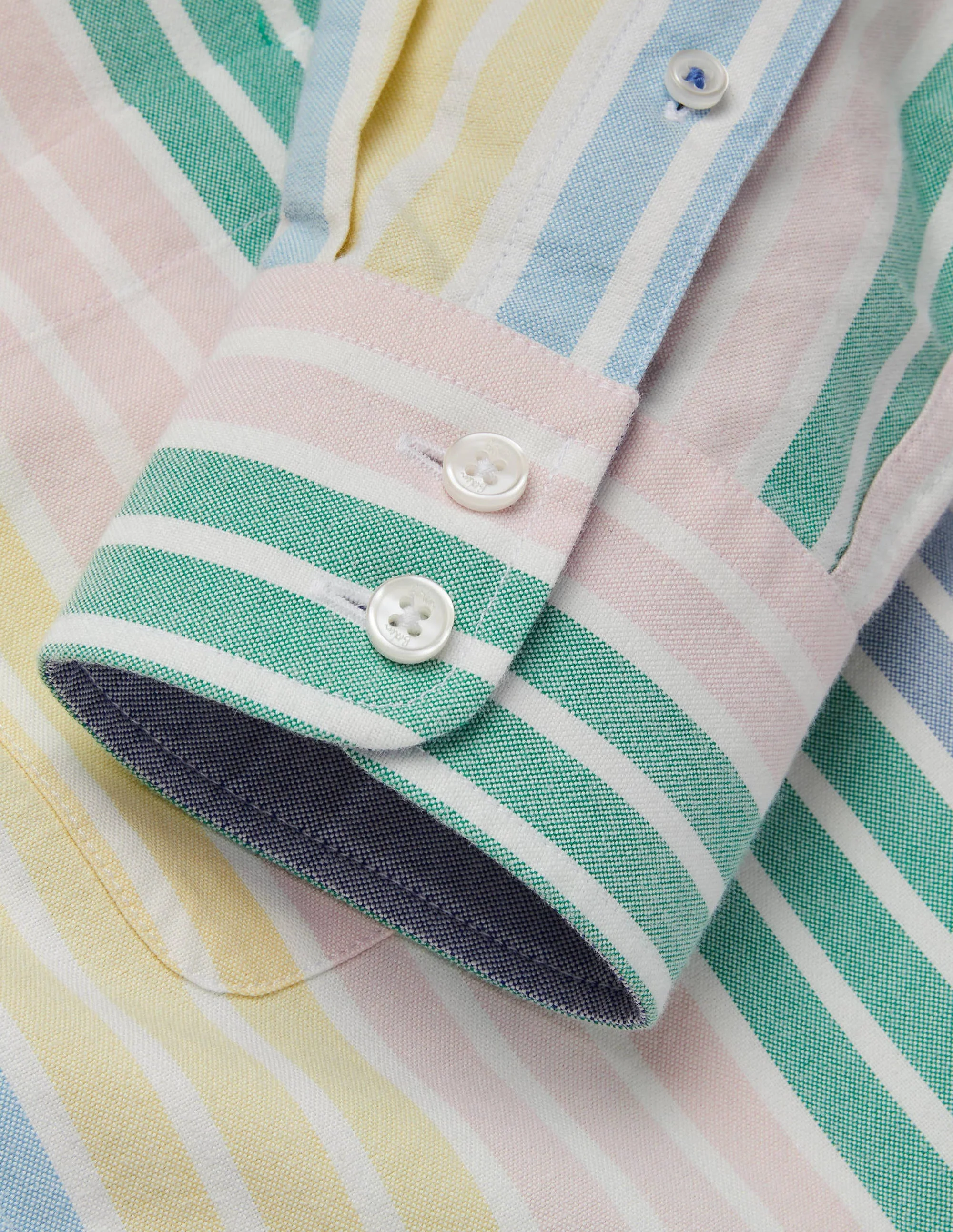 Modern Oxford Shirt-Multi Rainbow - Image 6