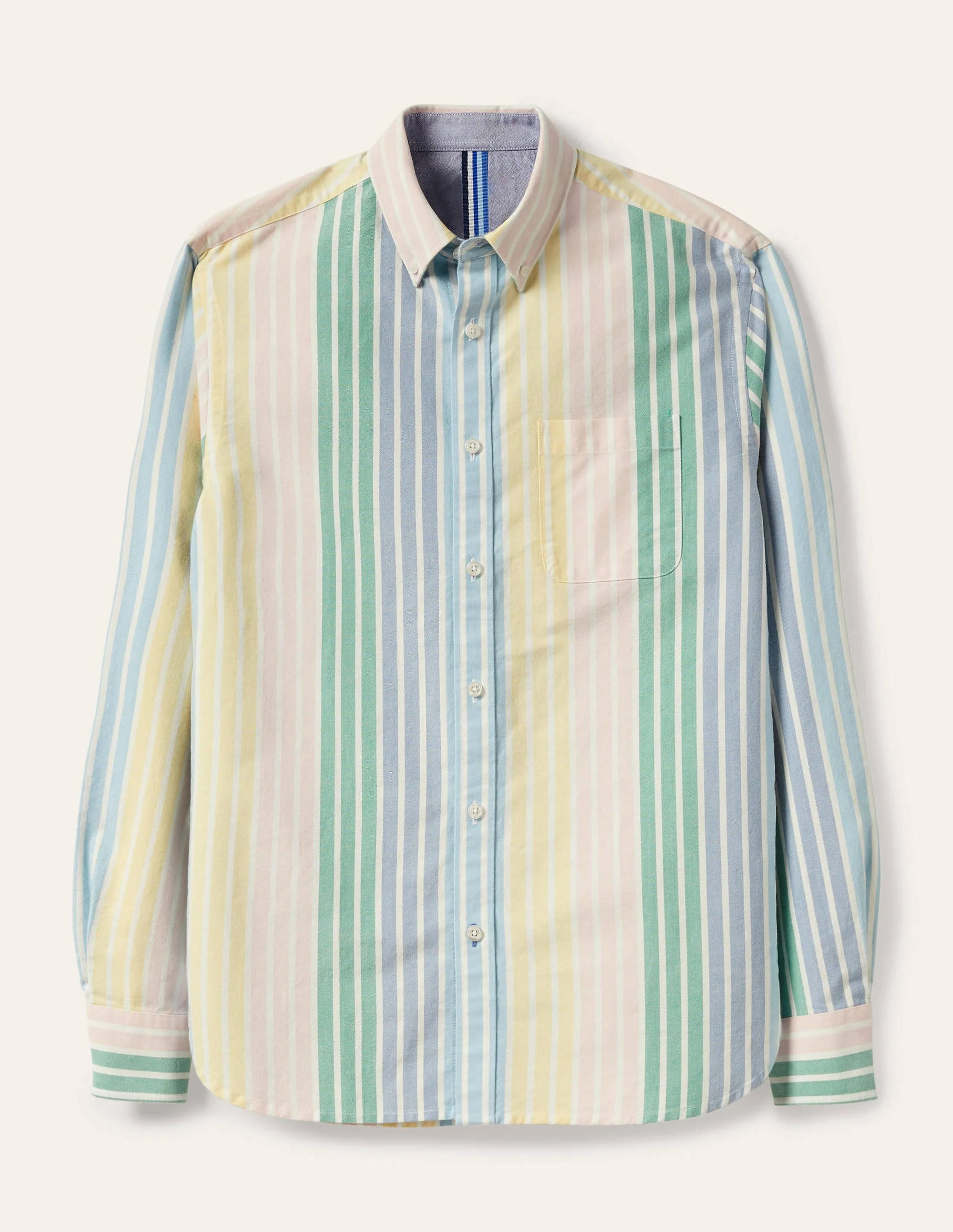 Modern Oxford Shirt-Multi Rainbow - Image 7