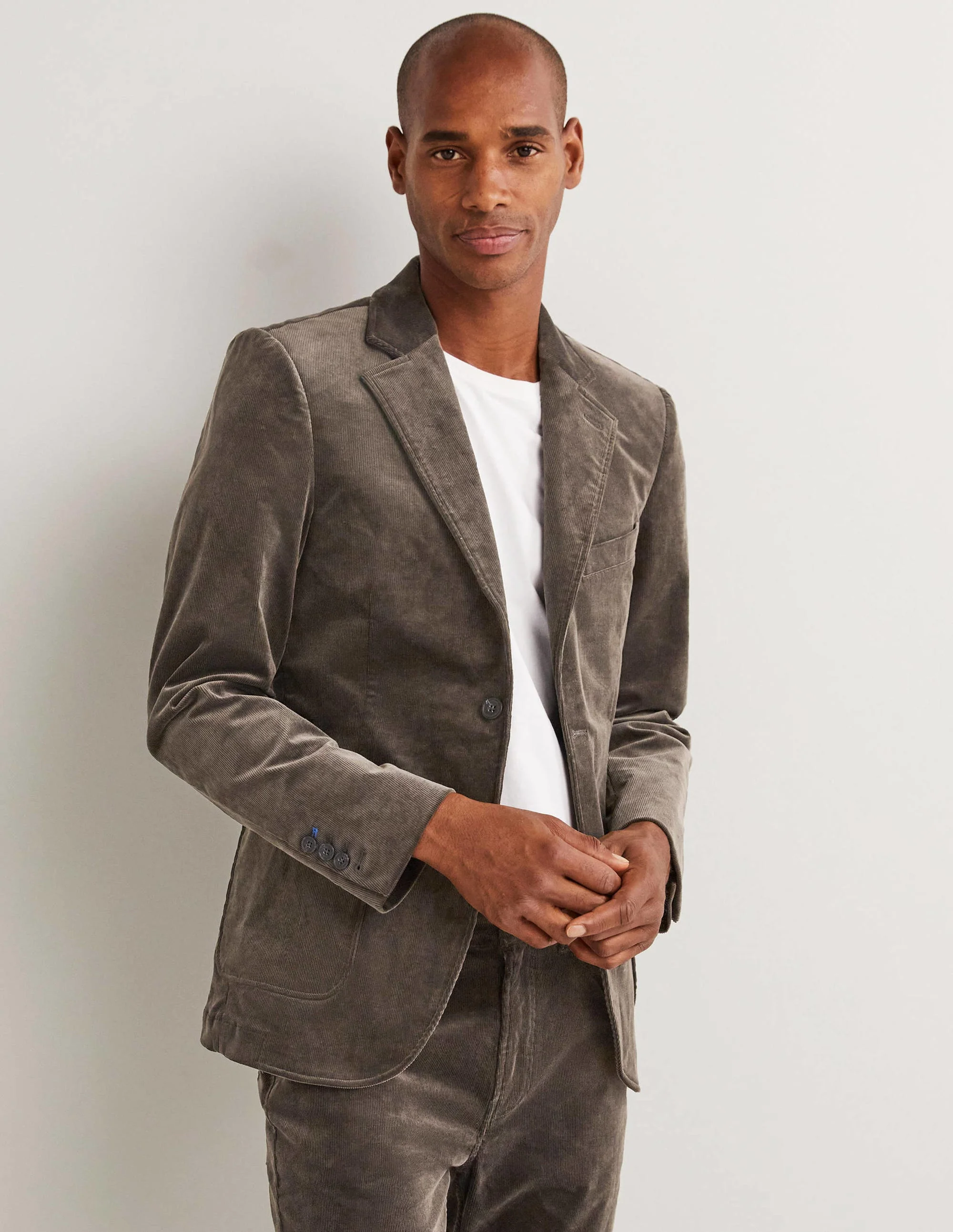 New Everyday Blazer - Cord-Aluminium Grey