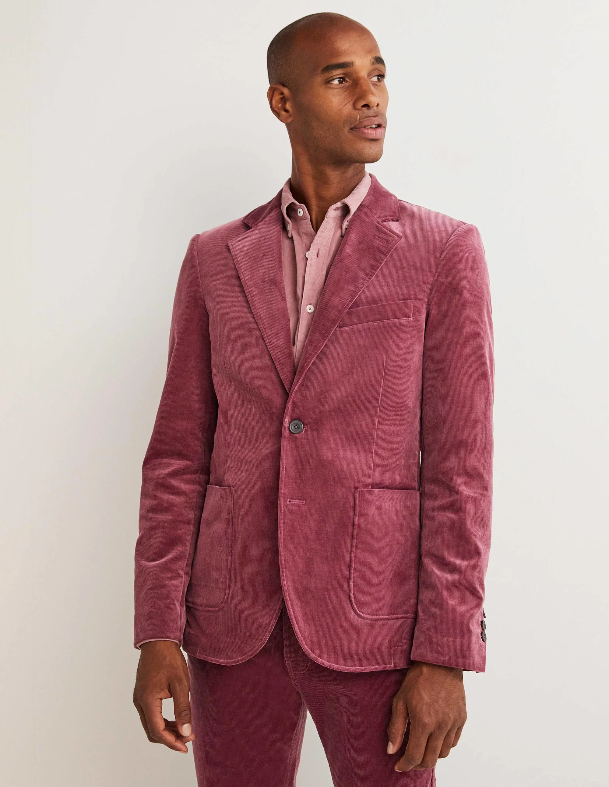 New Everyday Blazer - Cord-Berry Smoothie Purple