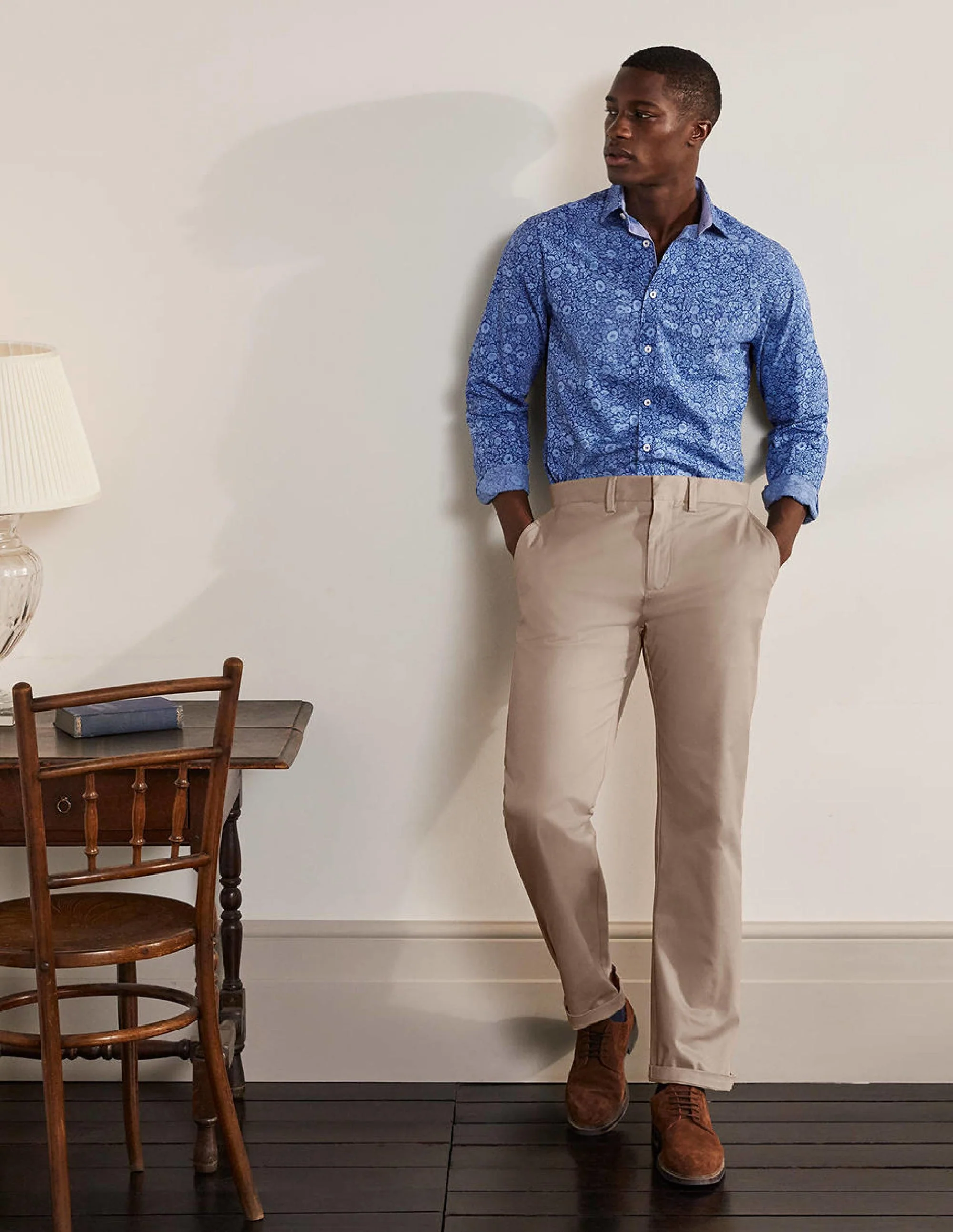 Original Straight Leg Chinos-Malt