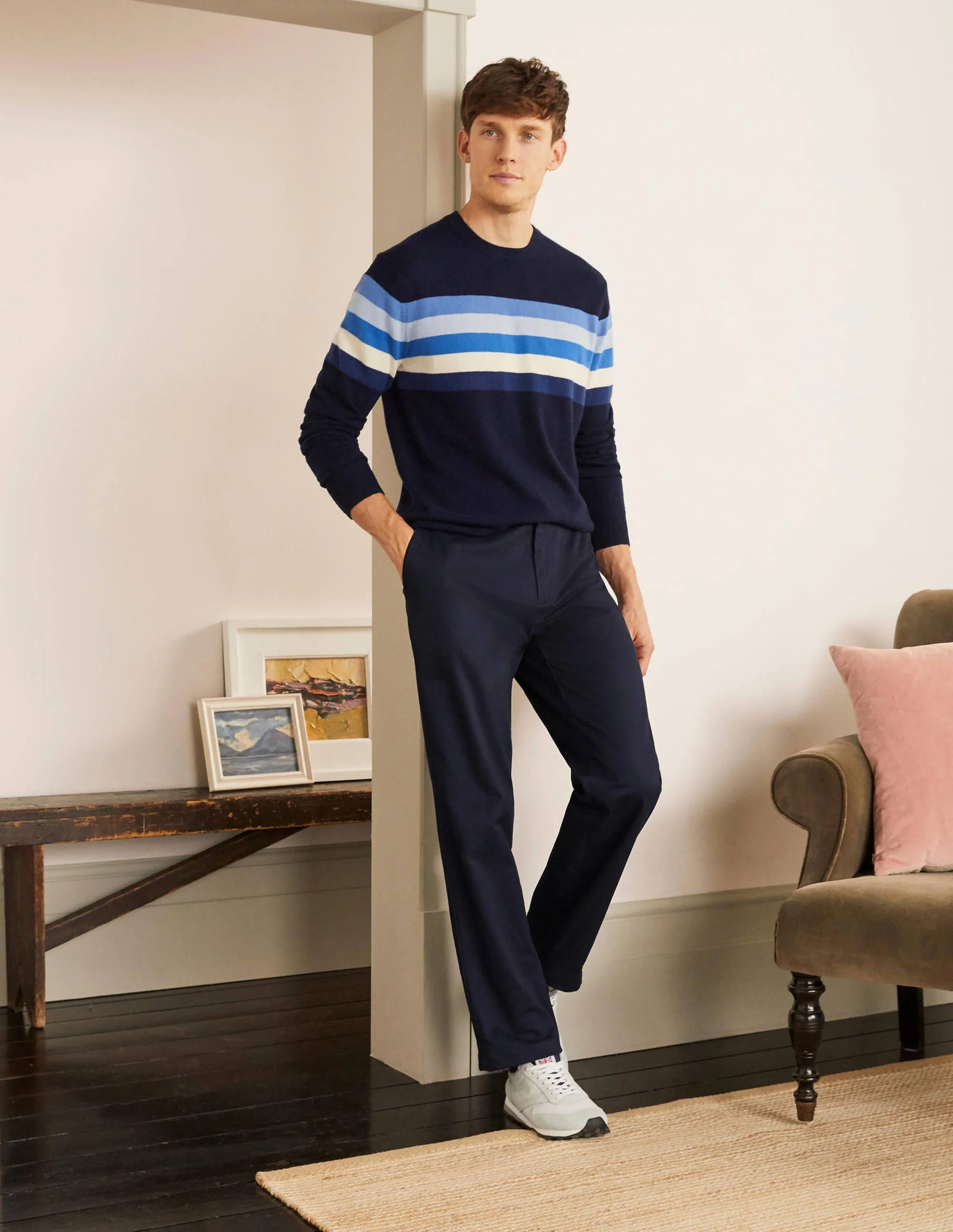 Original Straight Leg Chinos-Navy