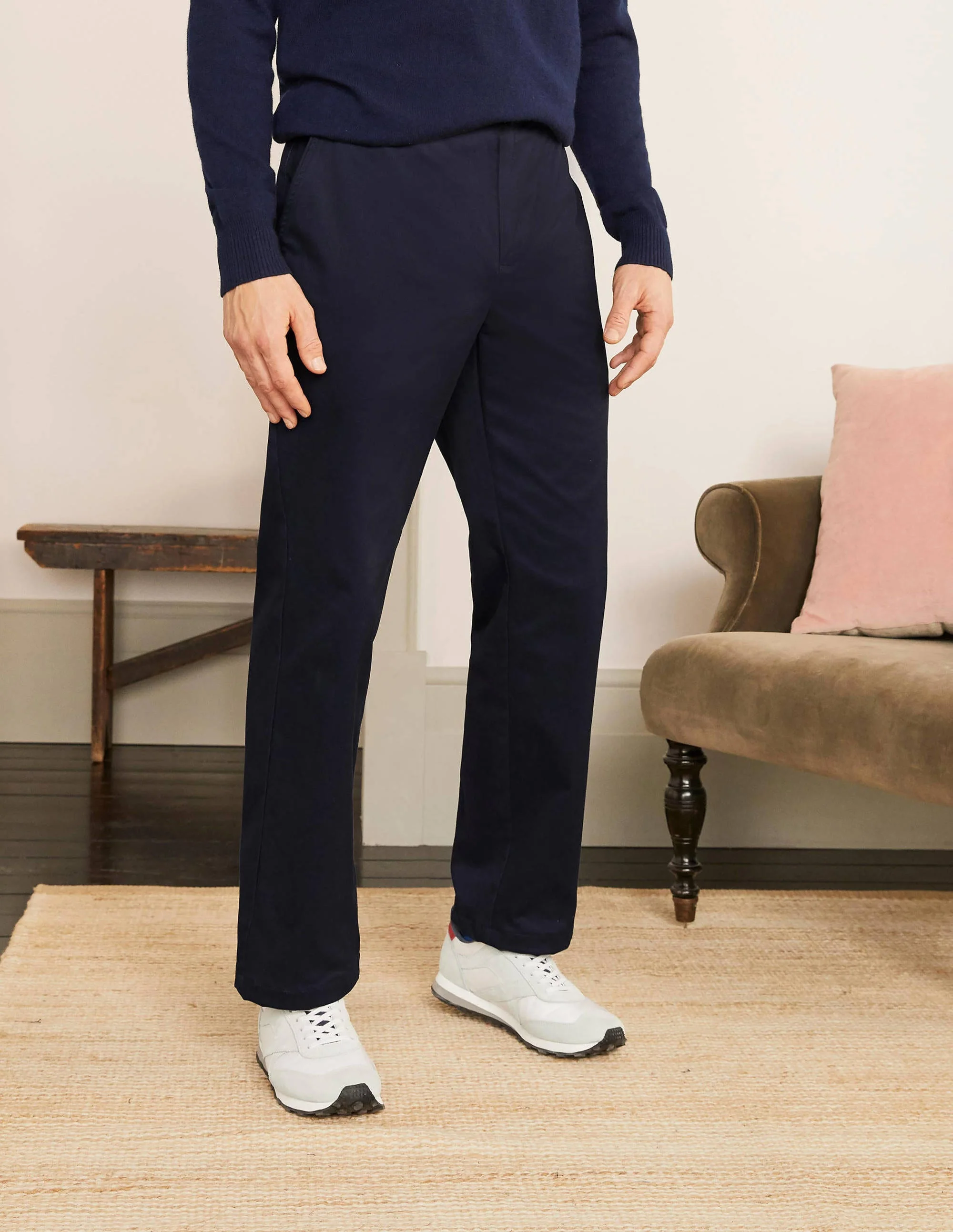 Original Straight Leg Chinos-Navy - Image 2