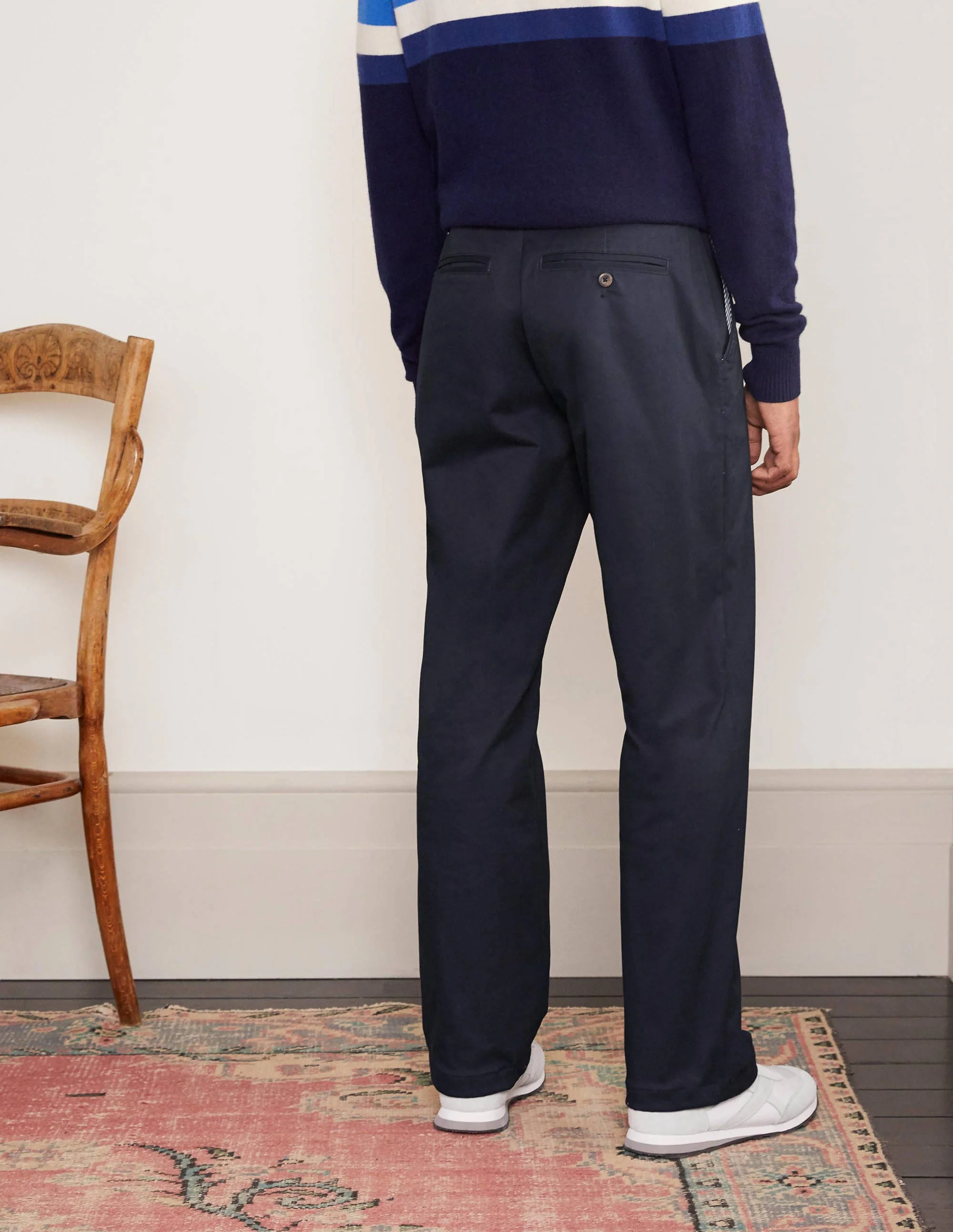 Original Straight Leg Chinos-Navy - Image 3