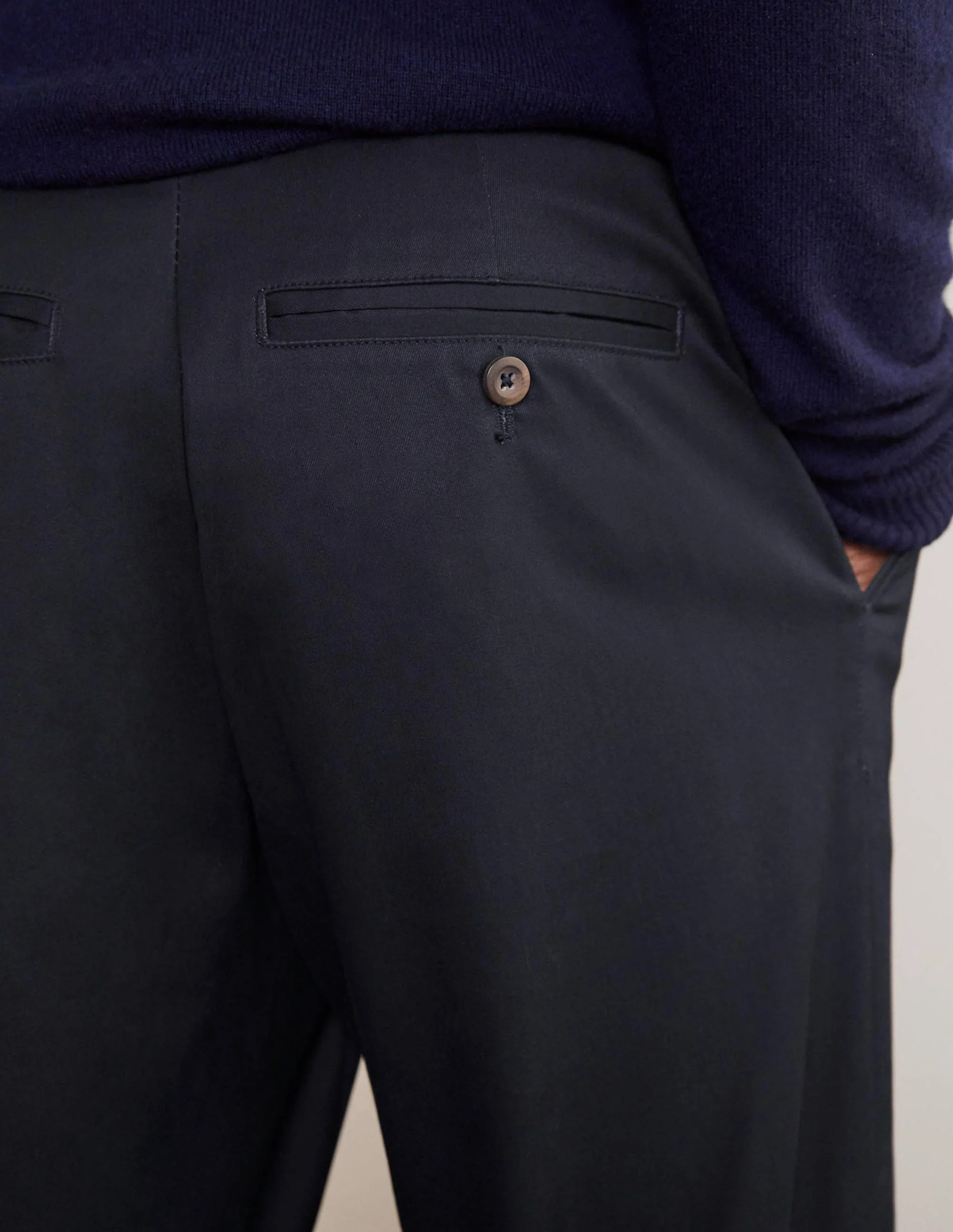 Original Straight Leg Chinos-Navy - Image 4