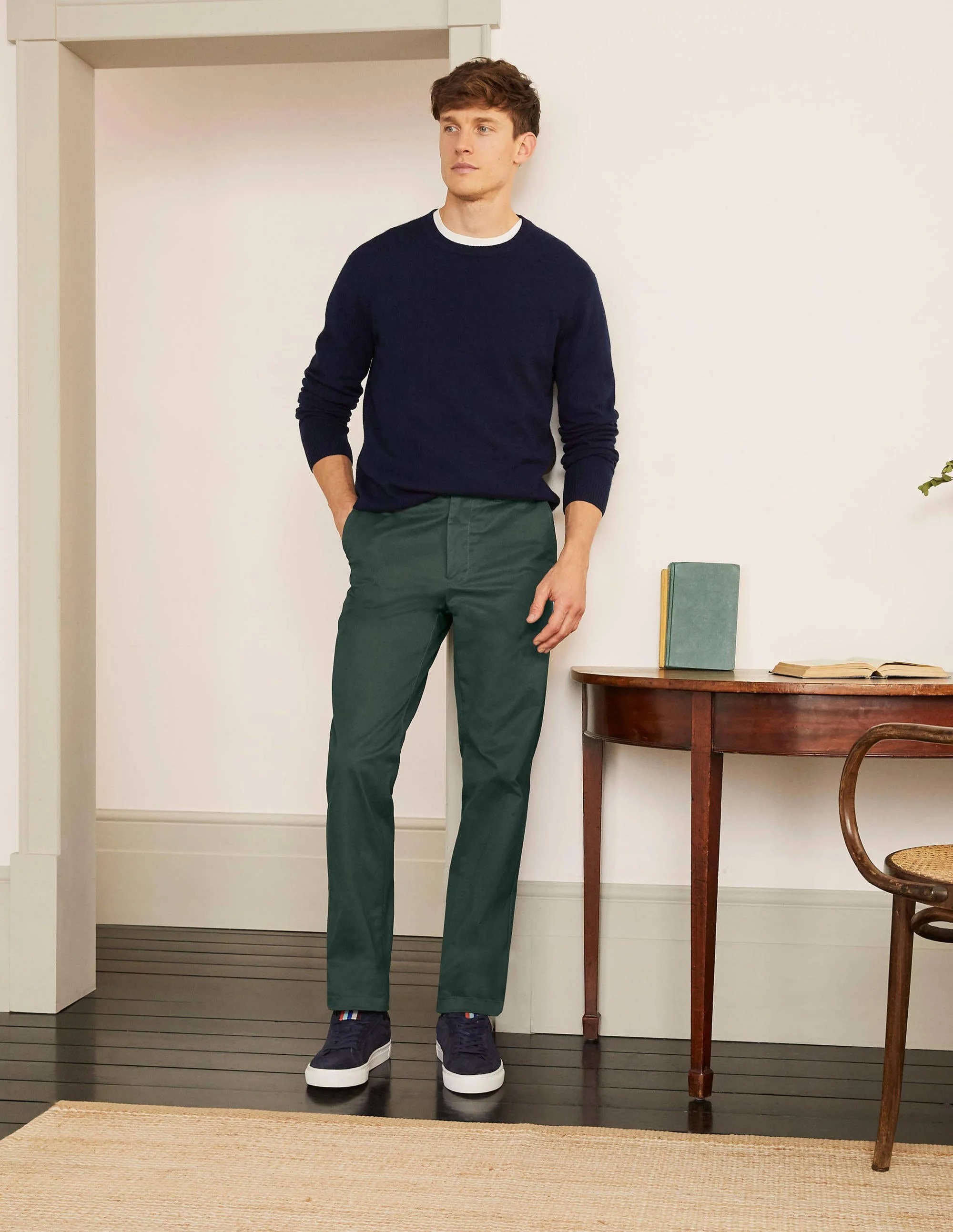 Original Straight Leg Chinos-Richmond Green